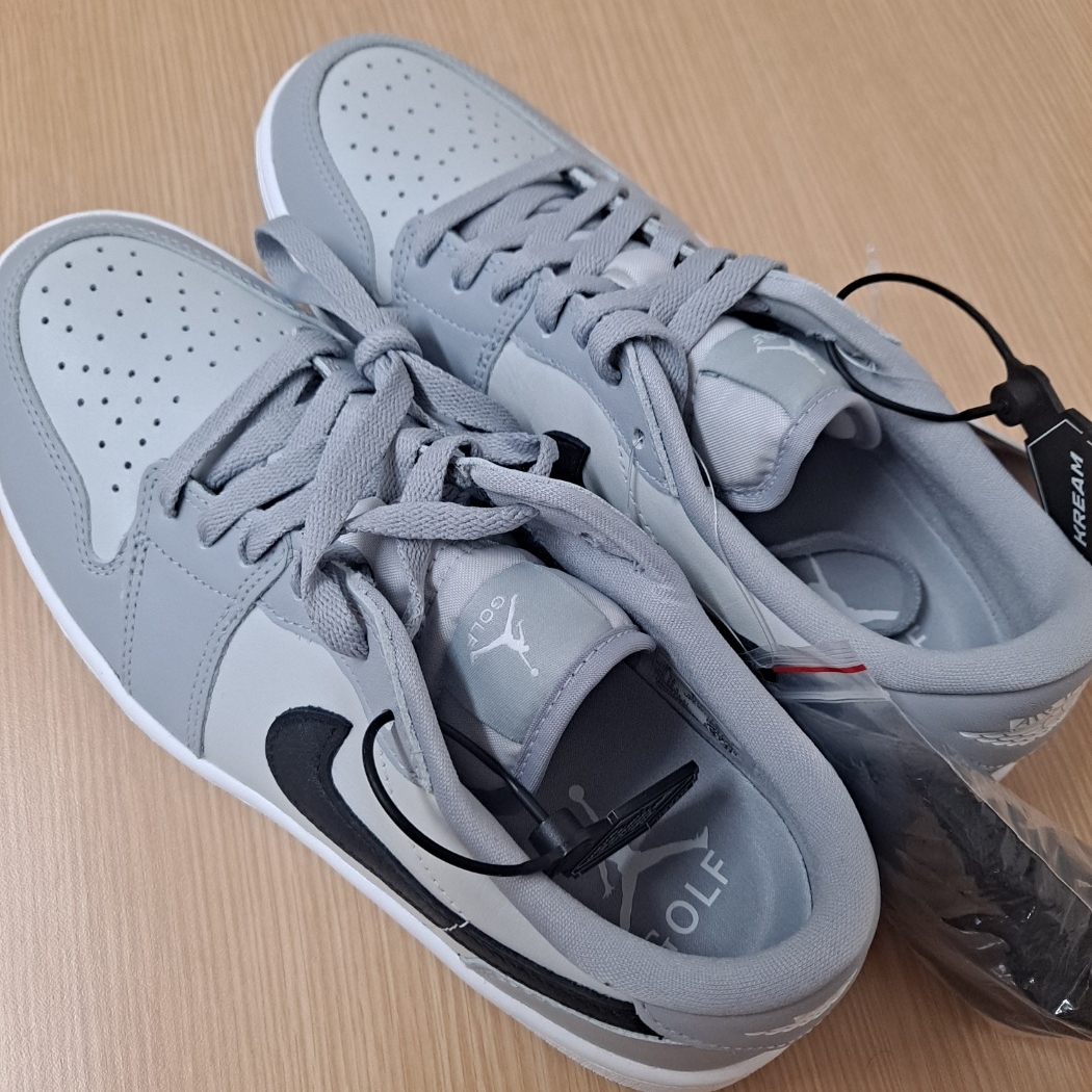 Jordan 1 Low Golf Wolf Grey 착용 스타일 - 3