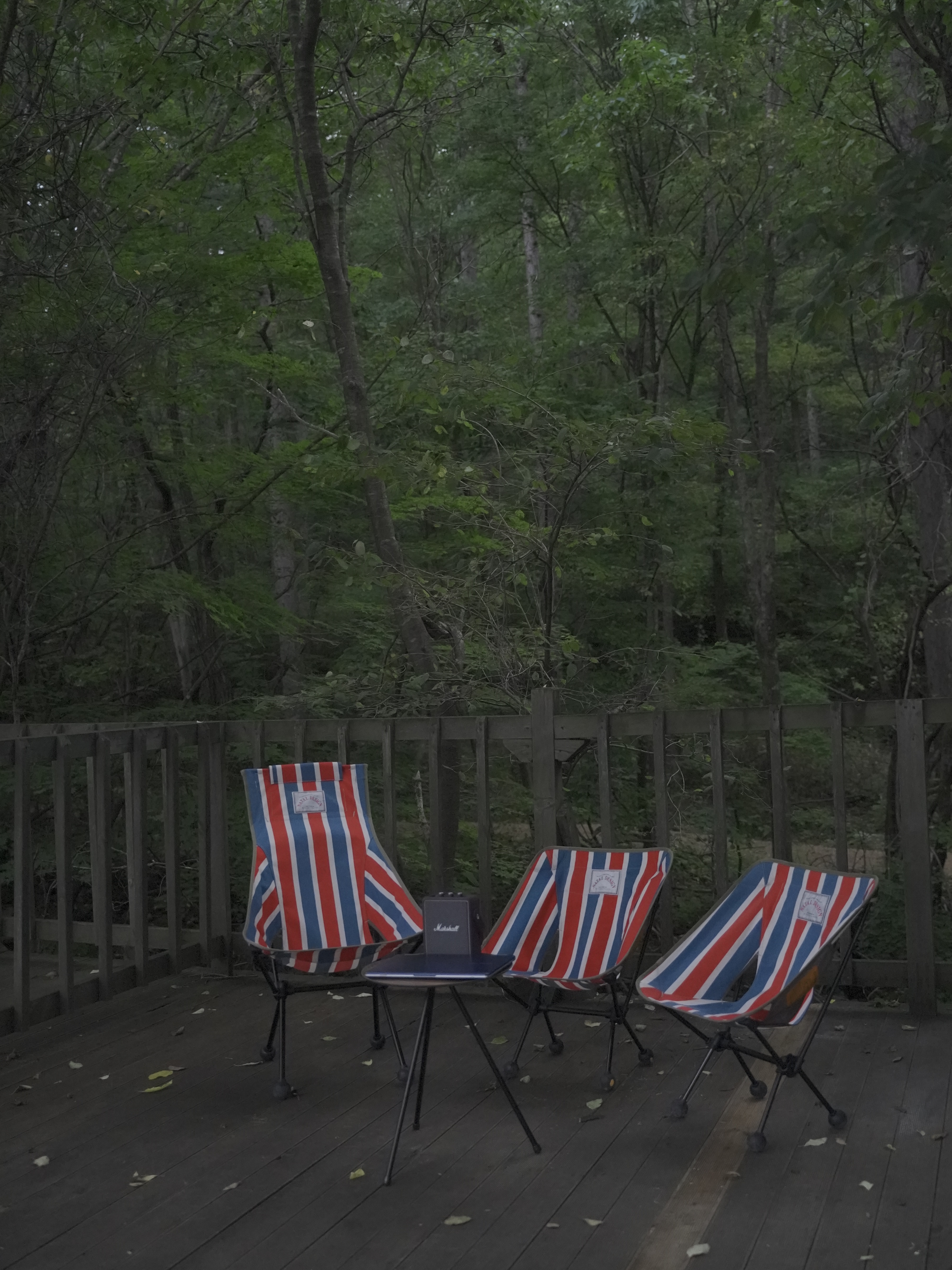 Helinox x Natal Design Chair One Natal Stripe 착용 스타일