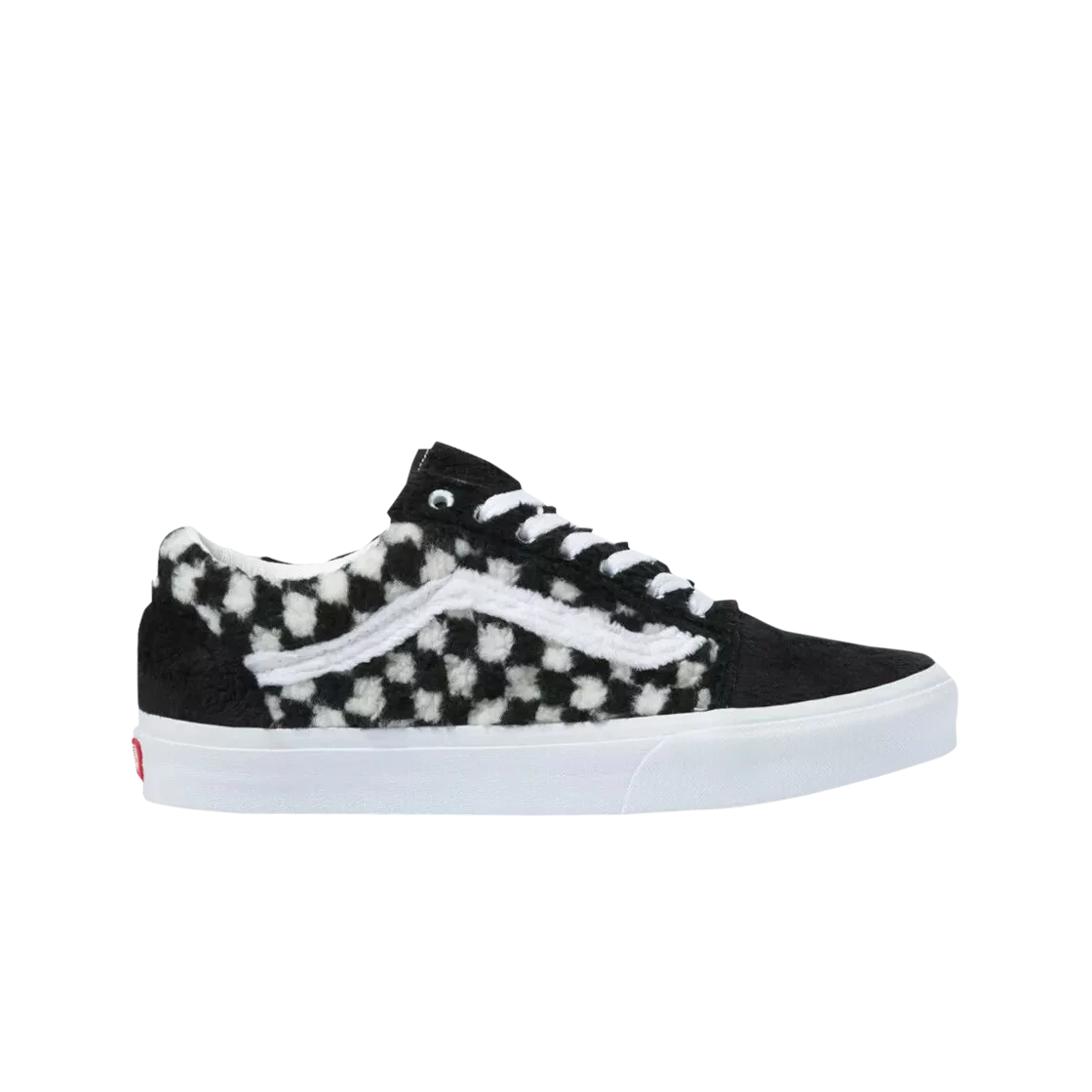 반스 올드스쿨 쉐르파 체커보드 블랙(Vans Old Skool Sherpa Checkerboard Black) - 1