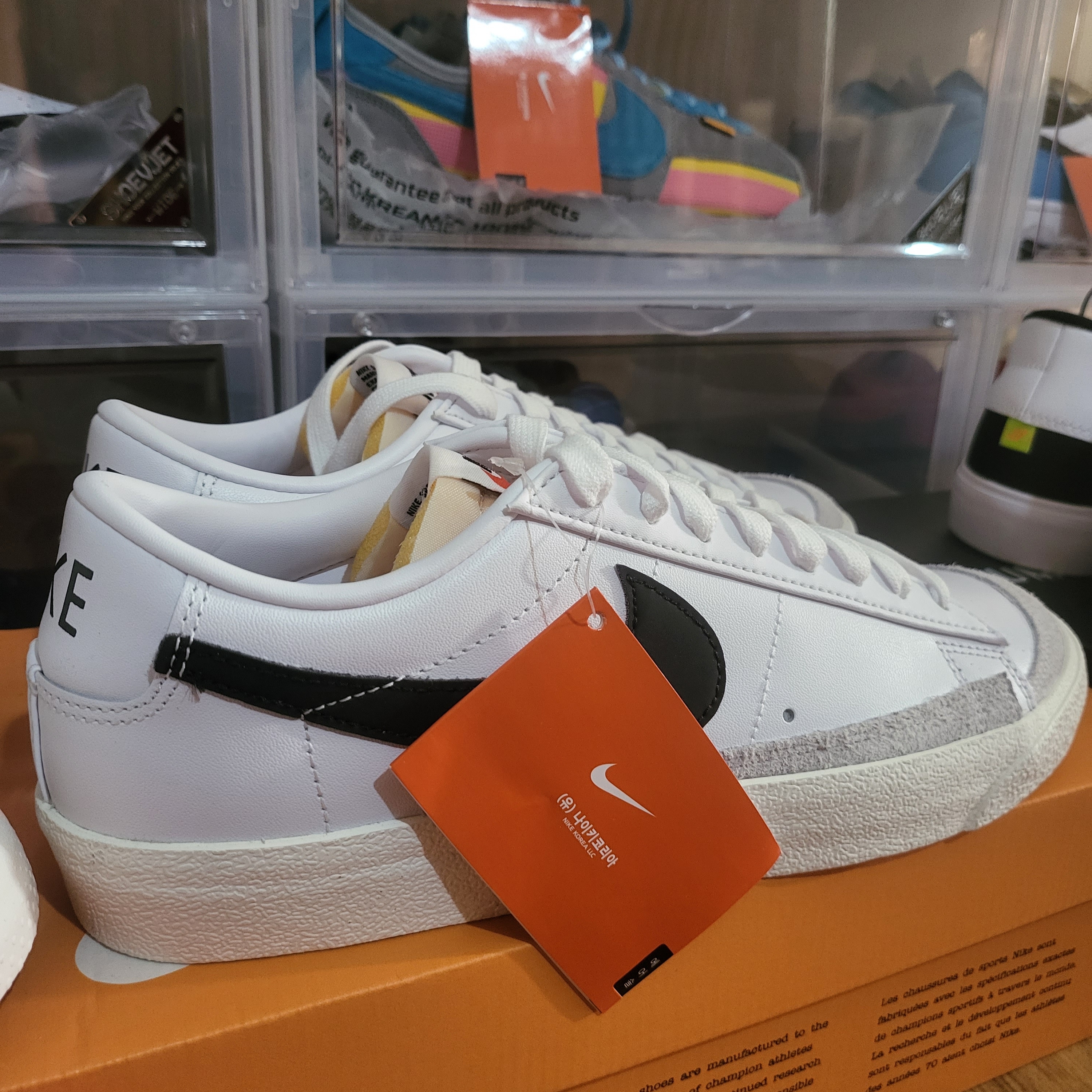 Jordan Series PE Tatum, Nike Blazer Low '77 Vintage Black 착용 스타일 - 4