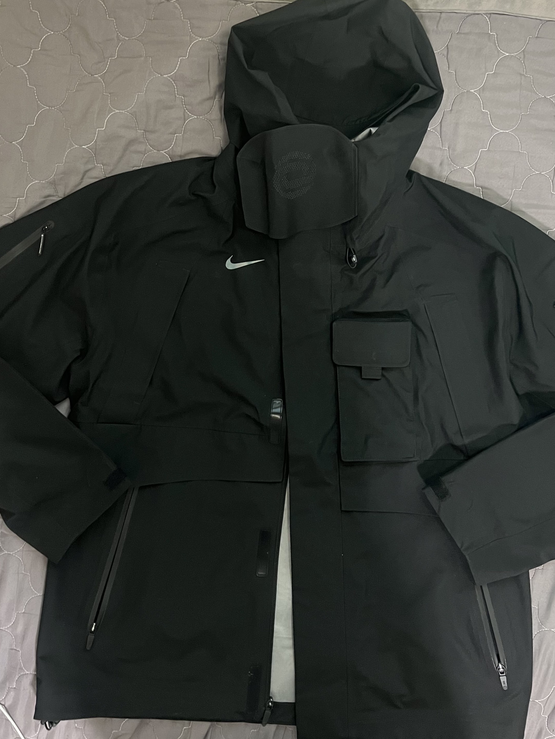 Nike x Travis Scott NRG BH Jacket Black - US/EU, Nike x Travis Scott NRG BH Jacket Black - Asia 착용 스타일