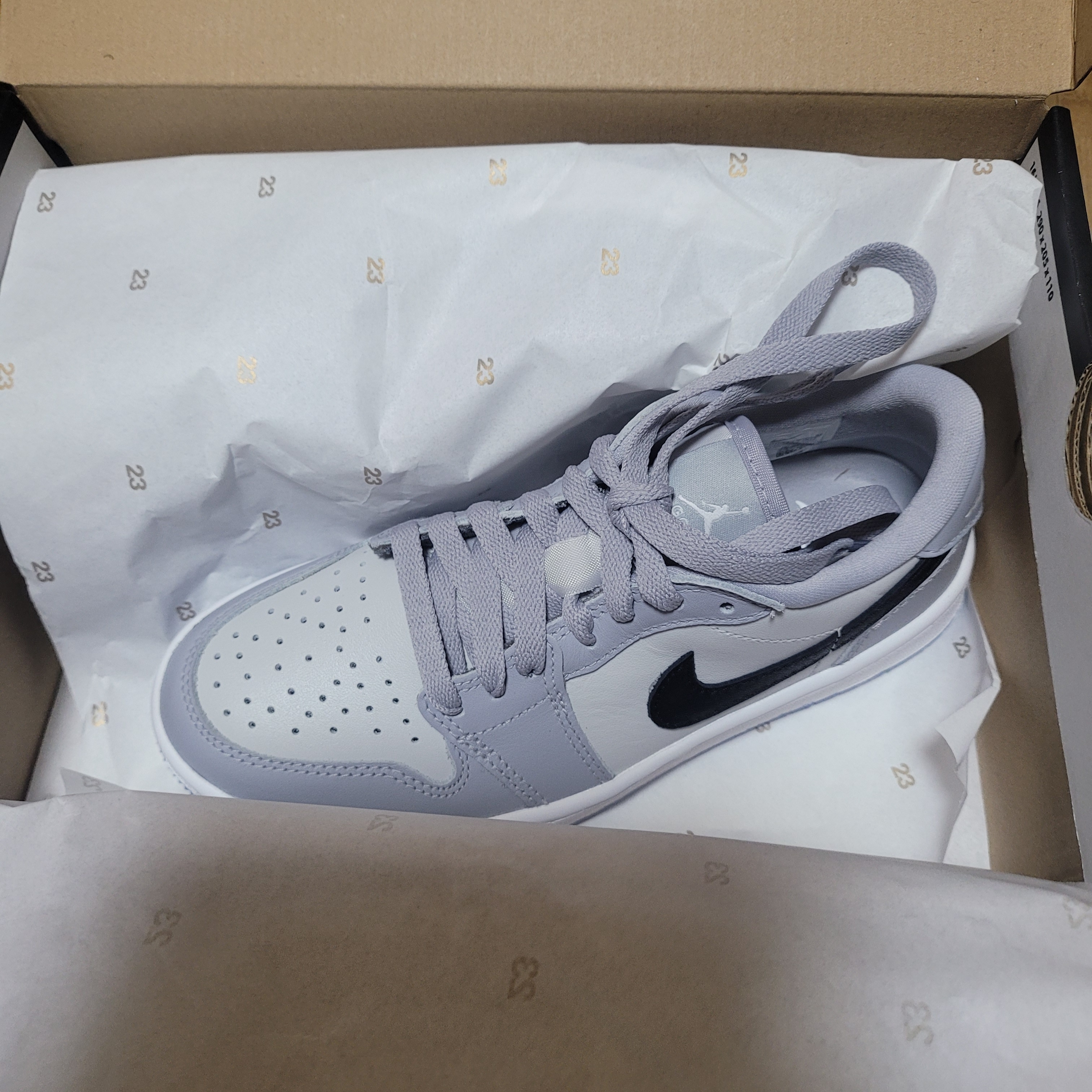 Jordan 1 Low Golf Wolf Grey 착용 스타일