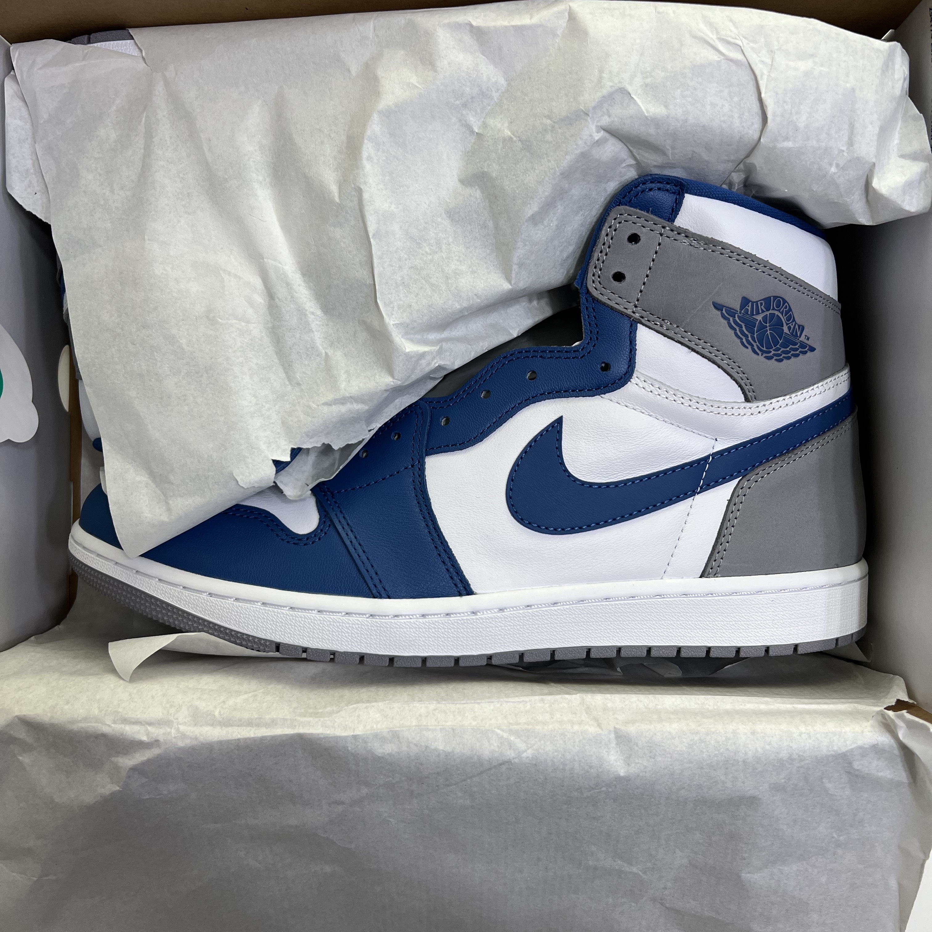 Jordan 1 Retro High OG True Blue 착용 스타일 - 1