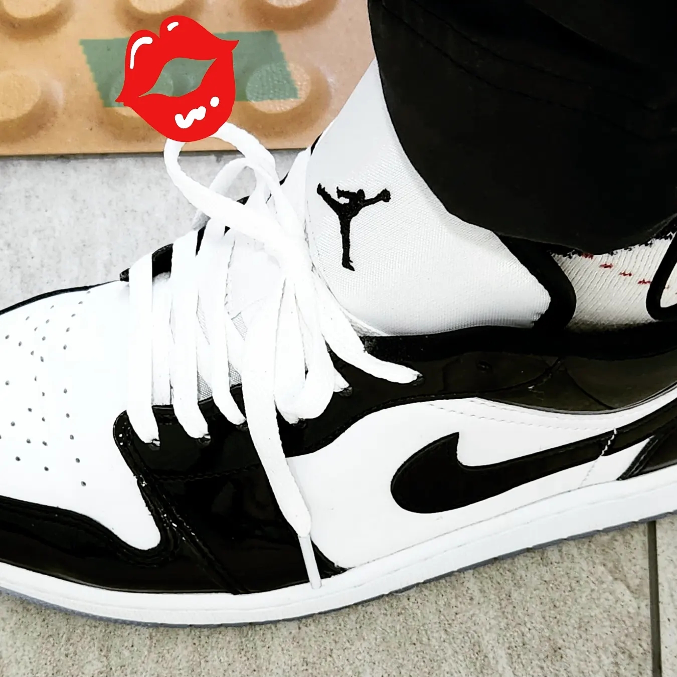 Jordan 1 Low SE Concord 착용 스타일 - 1