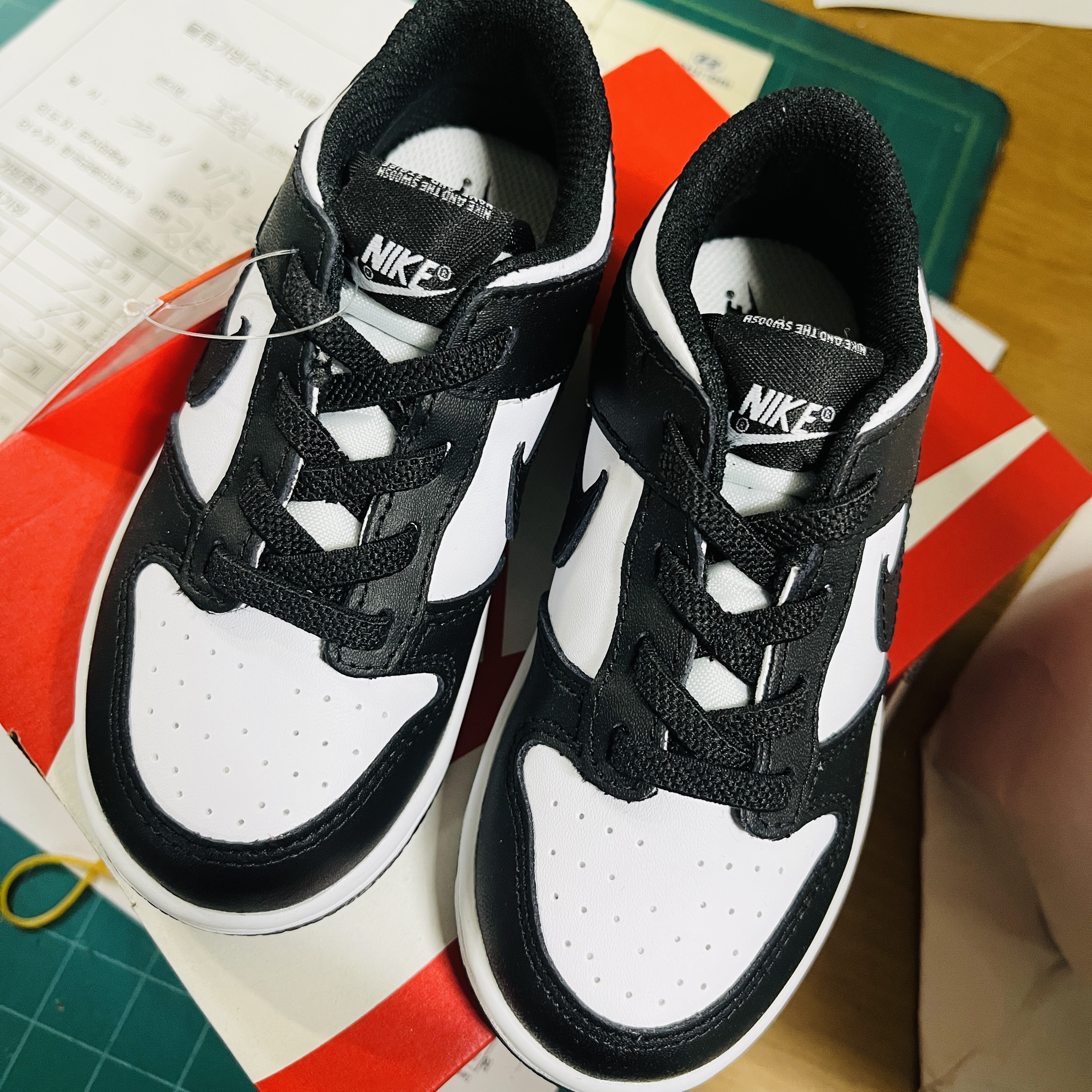 (TD) Nike Dunk Low Black 착용 스타일 - 2
