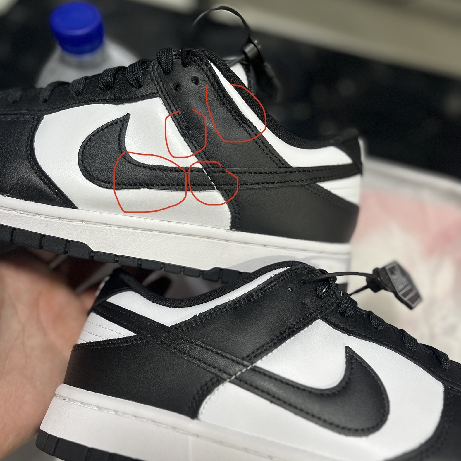 Nike Dunk Low Retro Black 착용 스타일 - 1