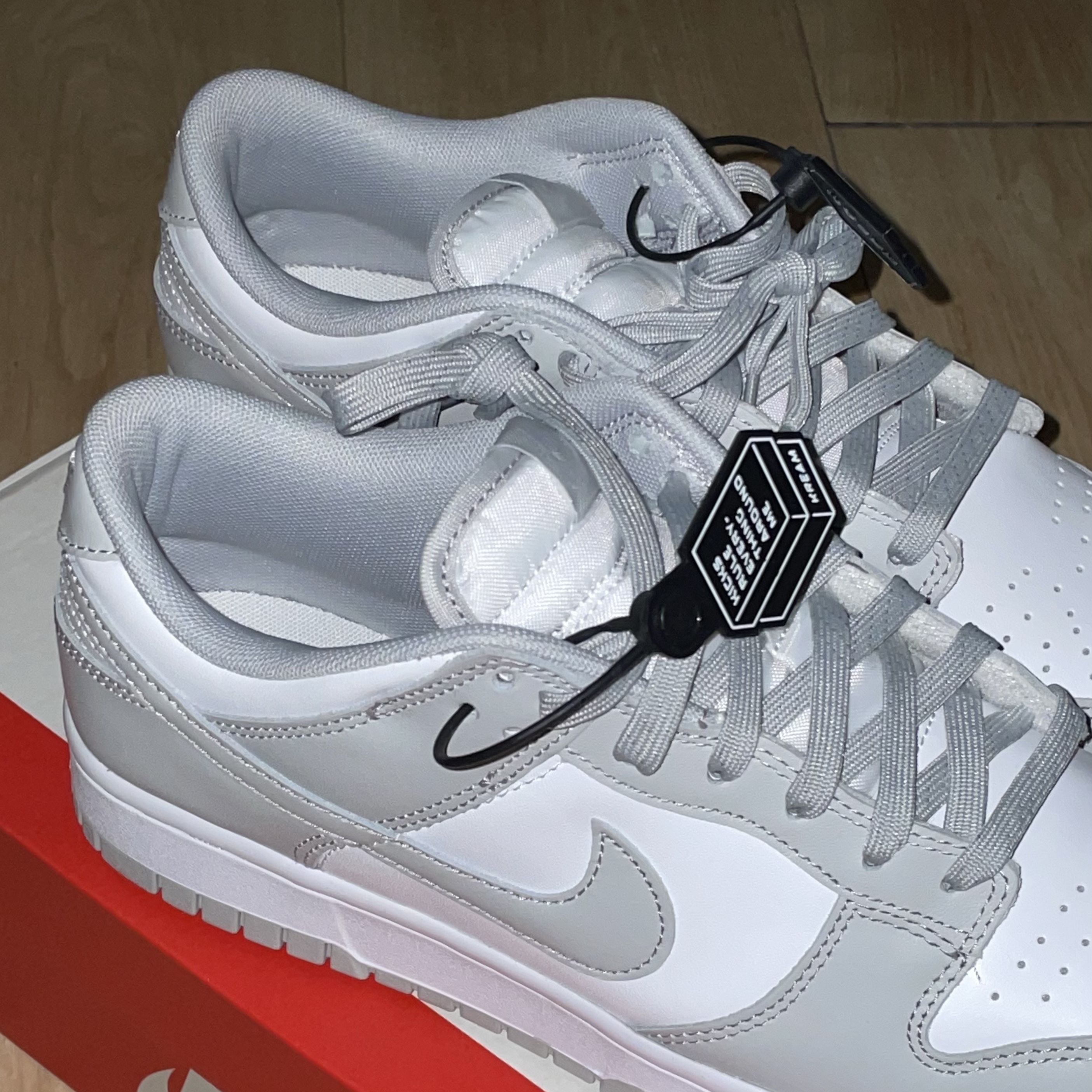 Nike Dunk Low Retro Grey Fog 착용 스타일 - 1