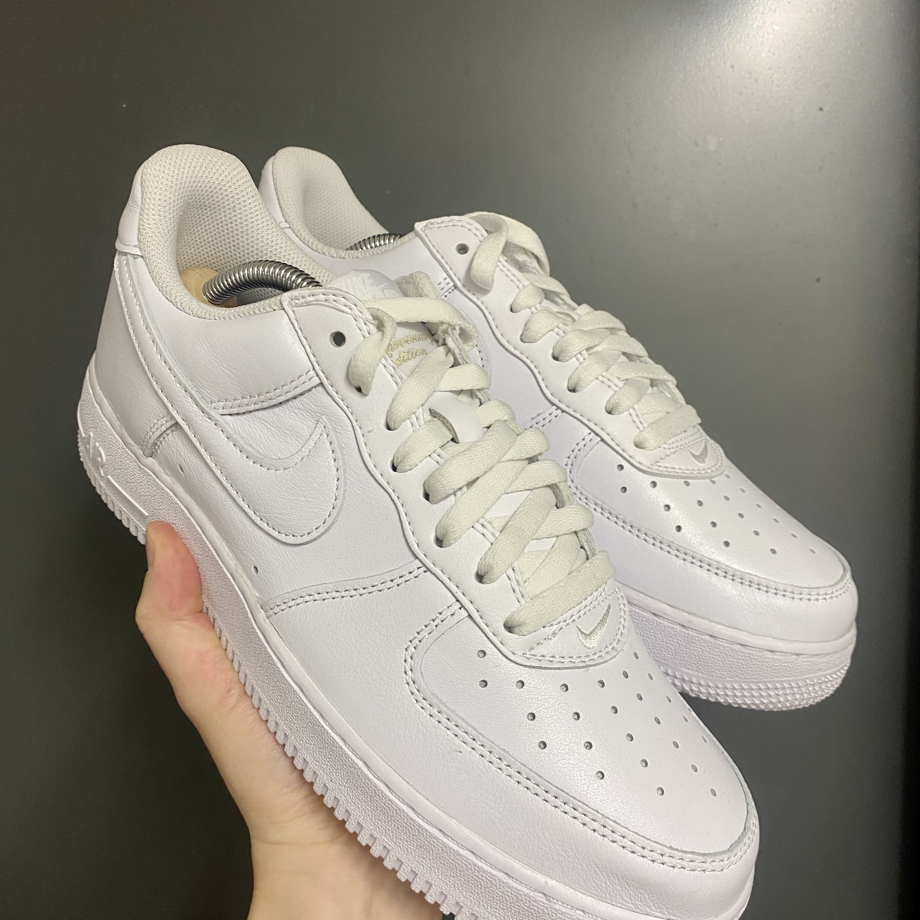 Nike Air Force 1 Low Retro Color of the Month White 착용 스타일