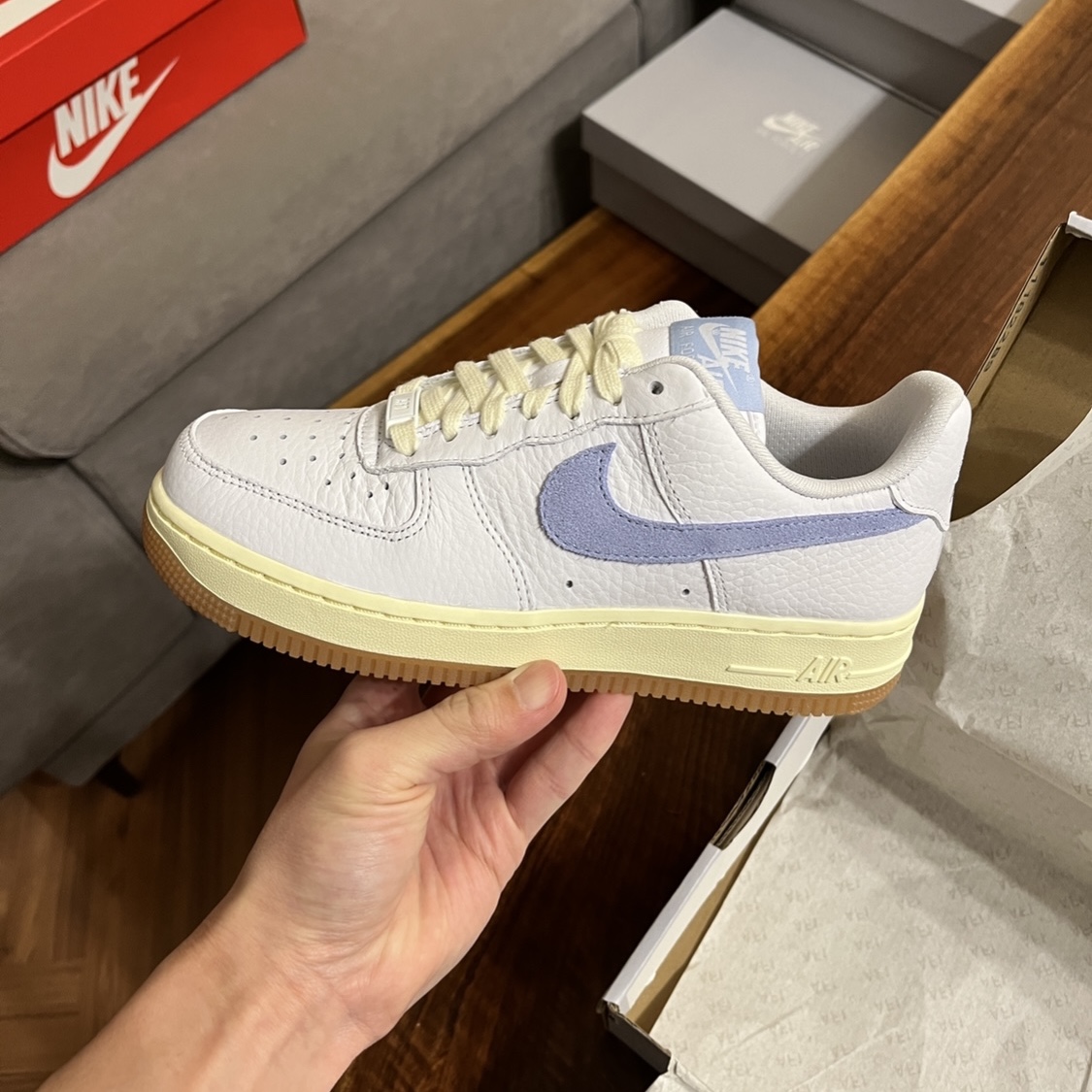 (W) Nike Air Force 1 '07 White Alabaster 착용 스타일