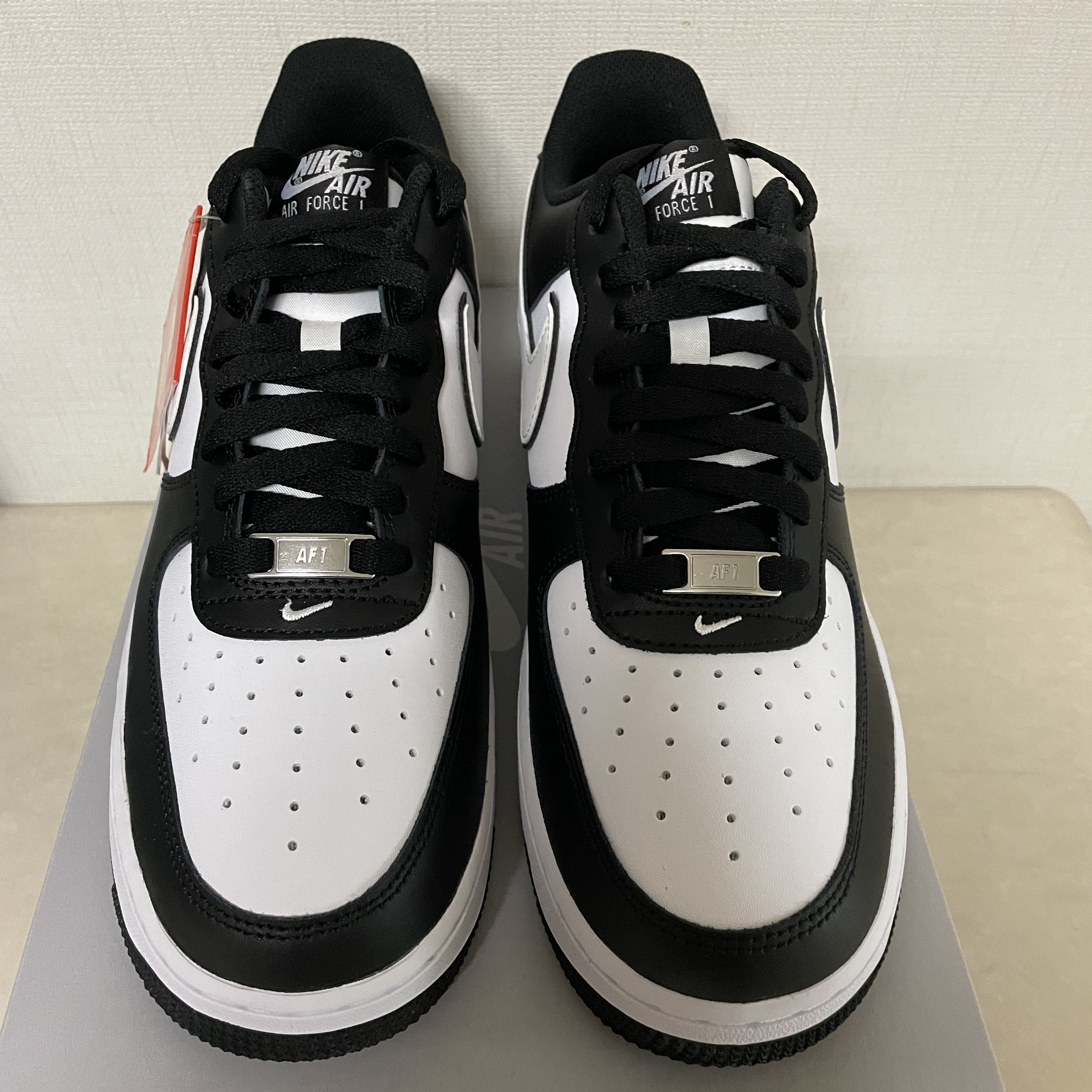 Nike Air Force 1 '07 Black White 착용 스타일 - 2