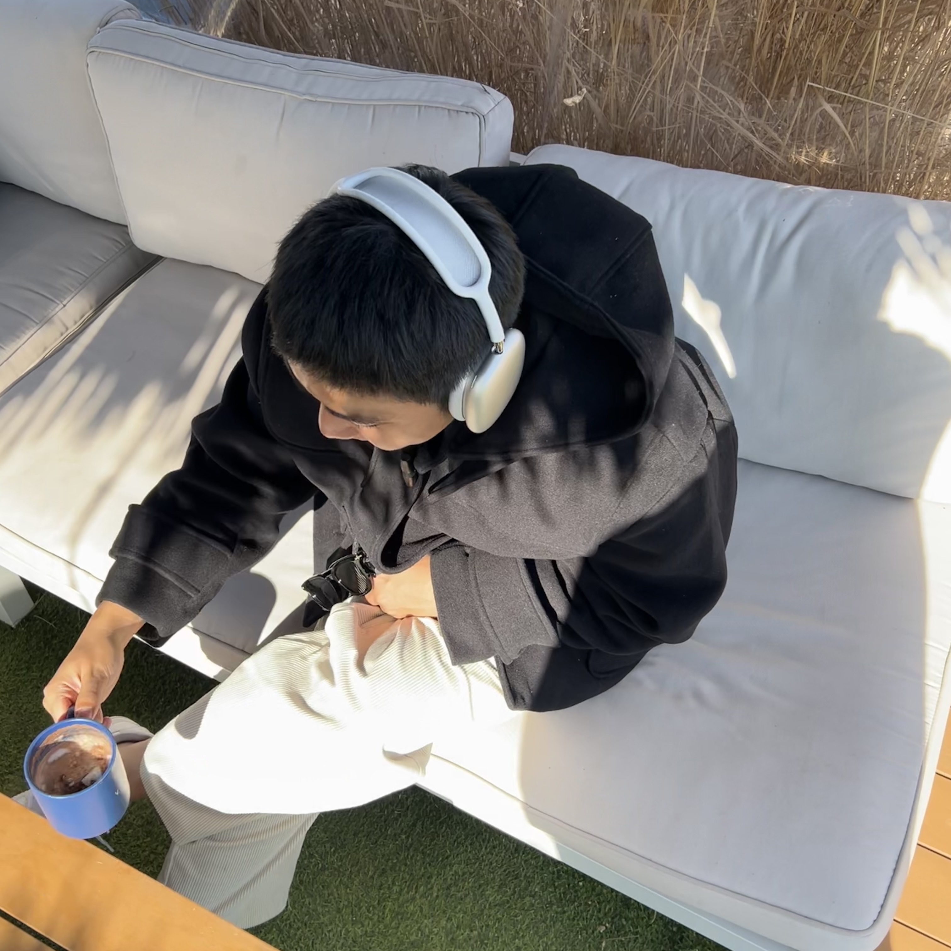 Apple AirPods Max Lightning Silver (Korean Ver.) 착용 스타일