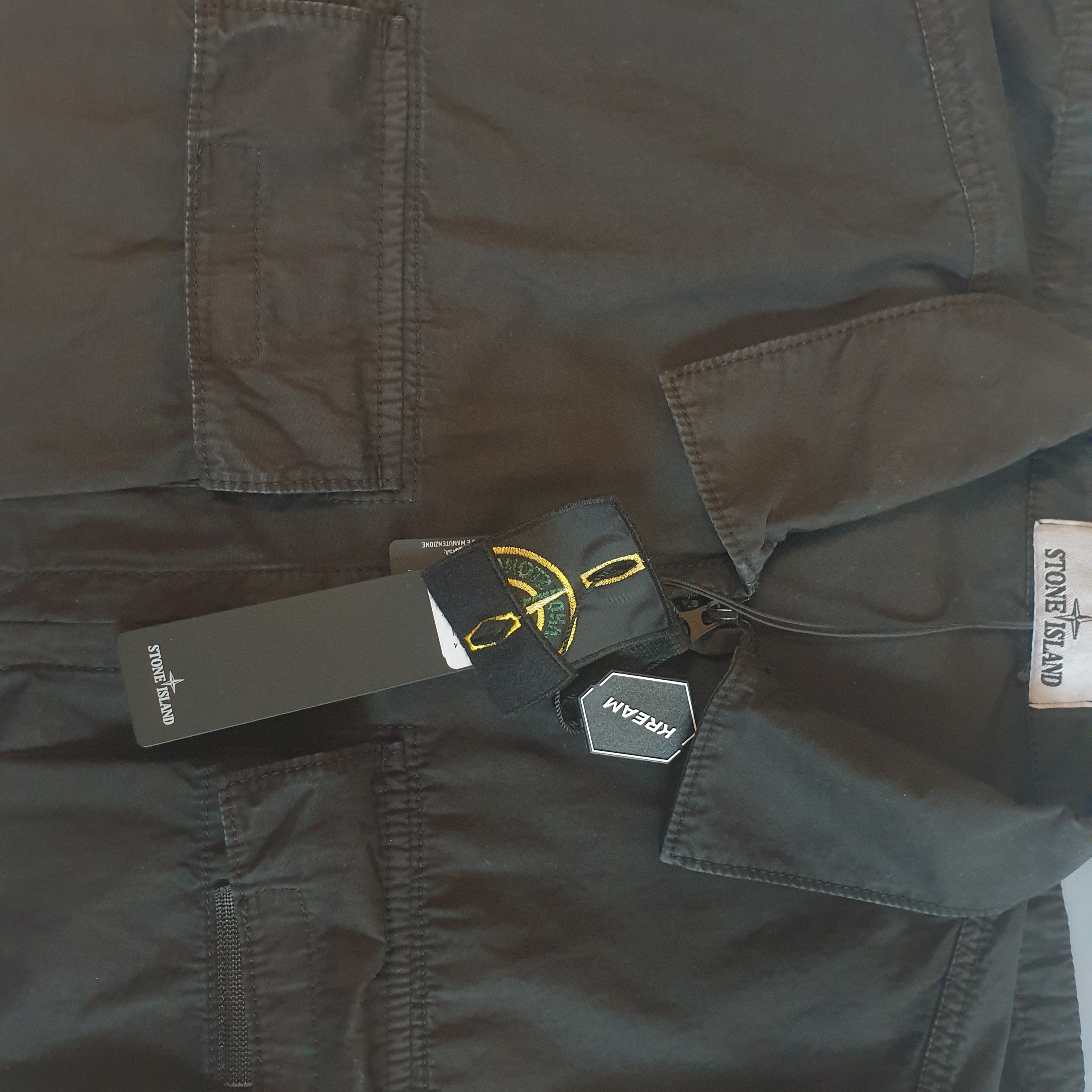 Stone Island 114WN T.CO+OLD Overshirt Black - 22SS 착용 스타일