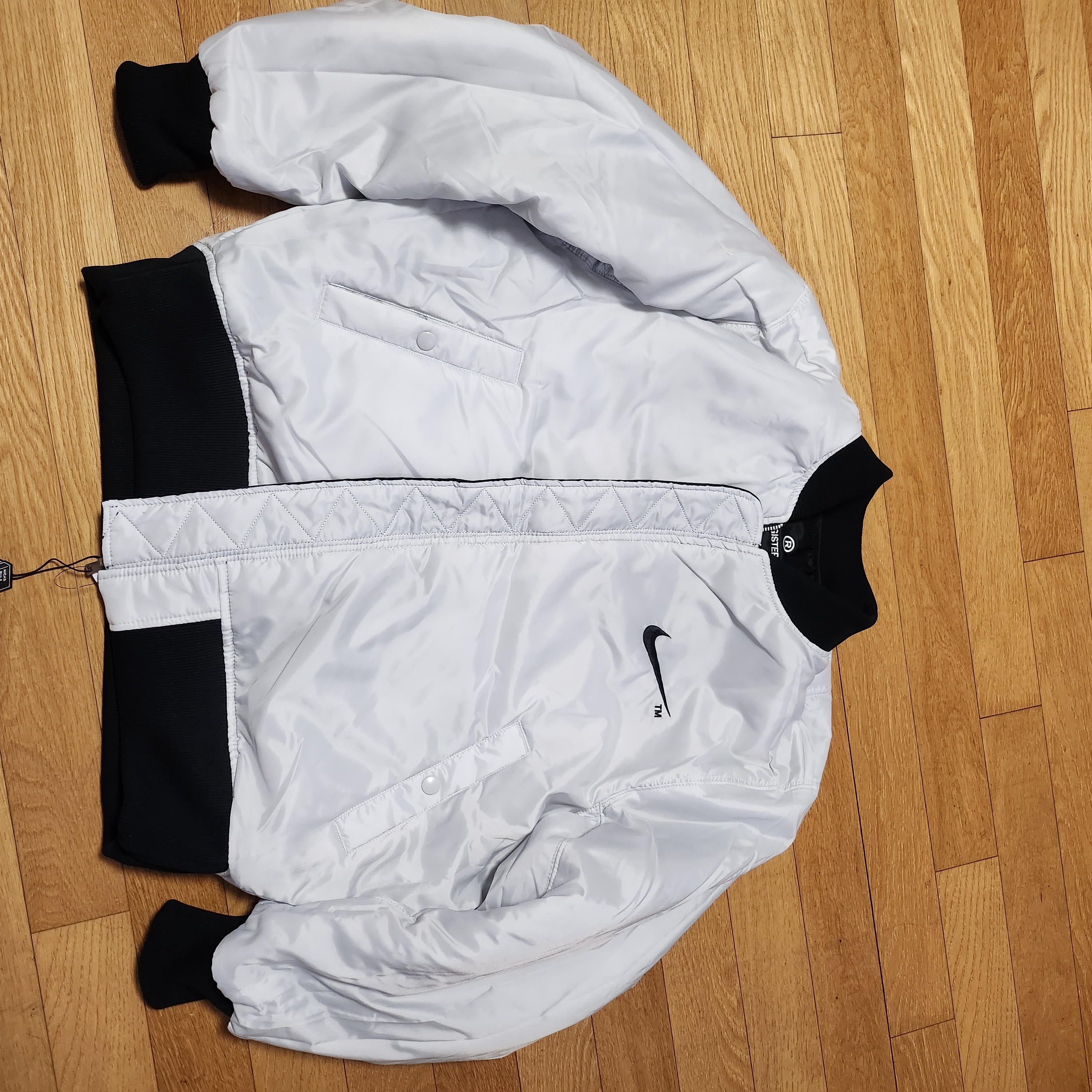 Nike NSW Swoosh Therma-Fit Bomber Black - Asia 착용 스타일 - 3