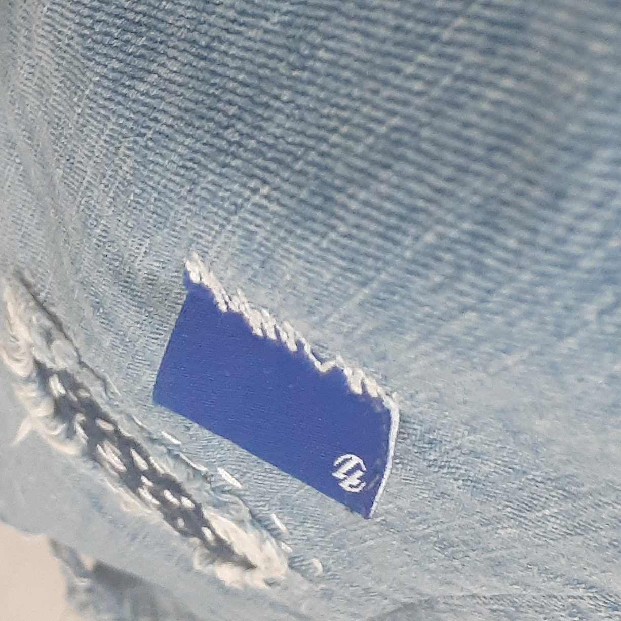 Zara x Ader Error Patchwork Jeans Blue 착용 스타일 - 3