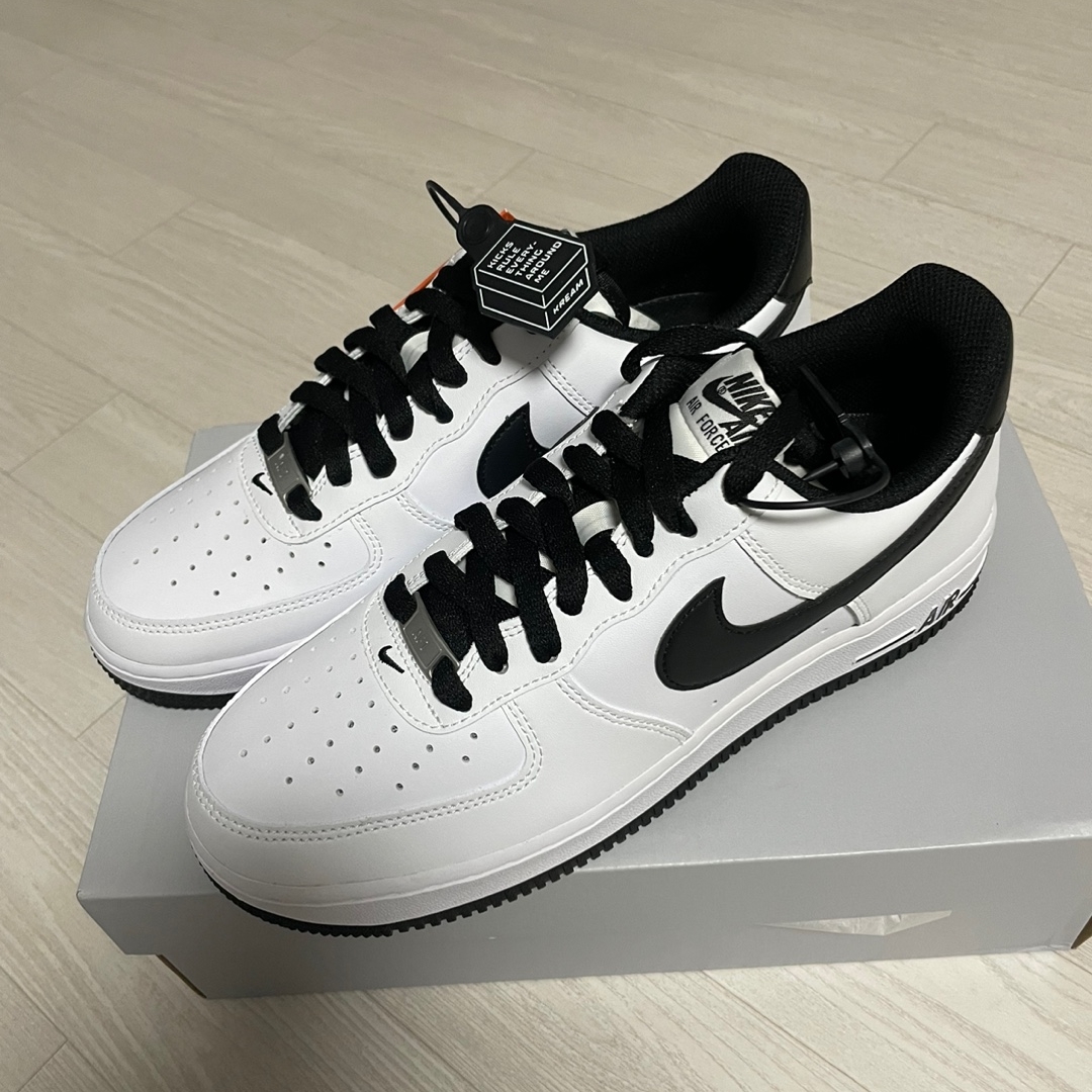 Nike Air Force 1 '07 White Black 착용 스타일