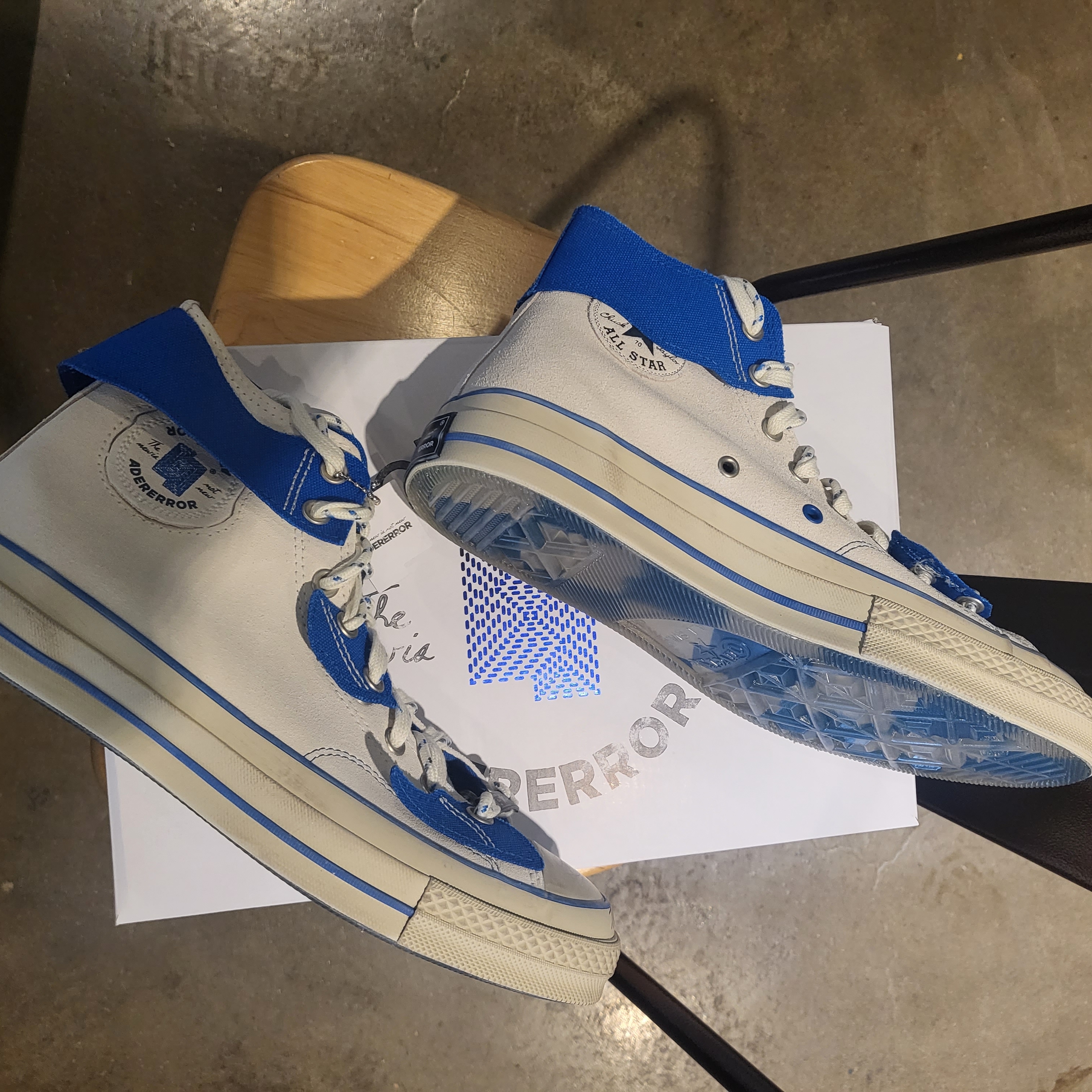 Converse x Ader Error Chuck 70 High White 착용 스타일 - 3
