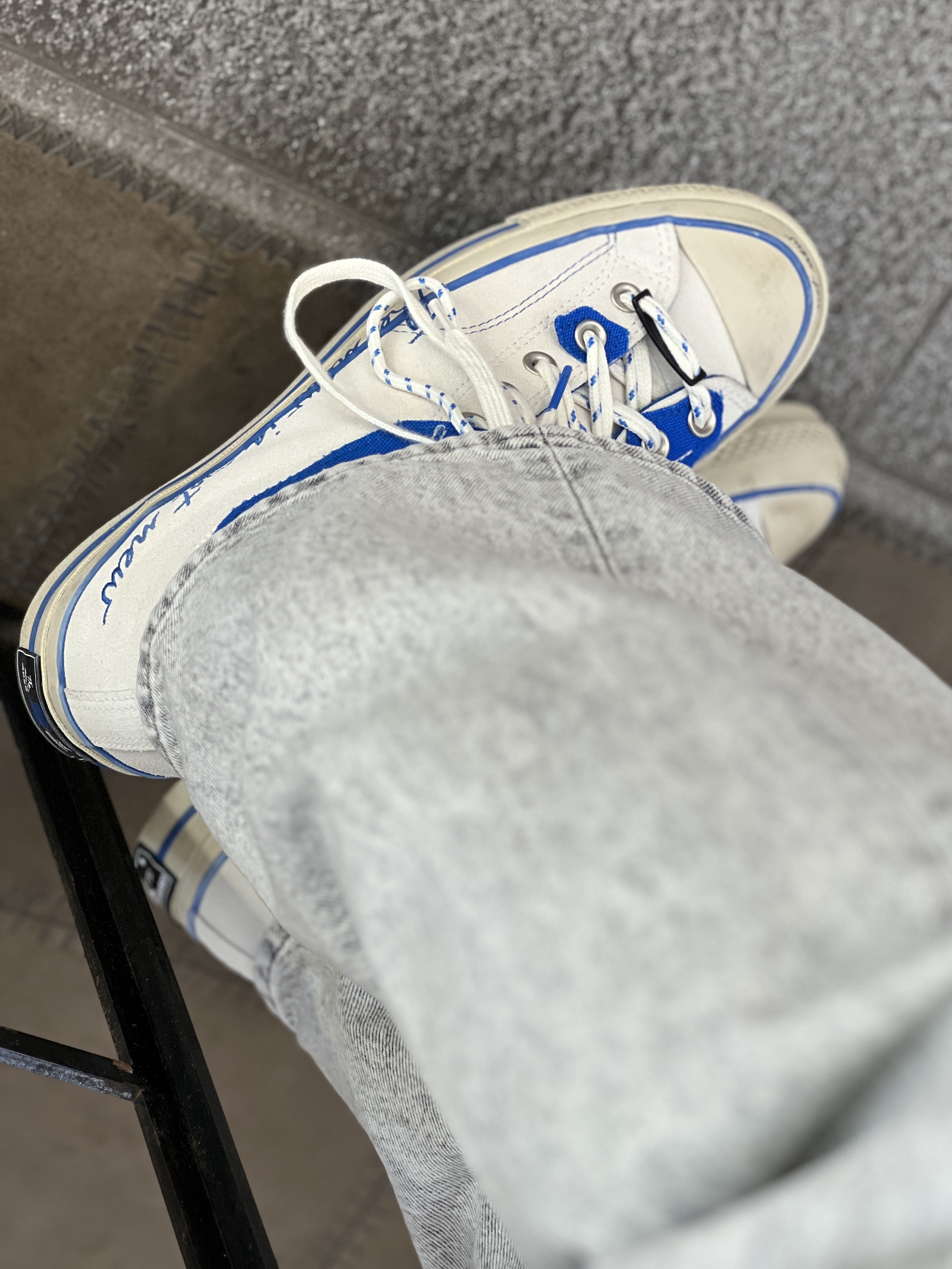 Converse x Ader Error Chuck 70 High White 착용 스타일 - 2