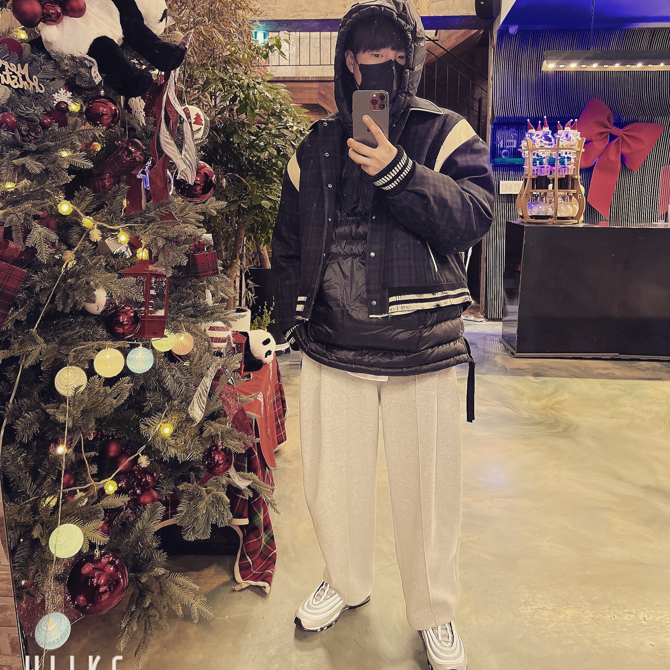 Ader Error Tedd Jacket Noir 착용 스타일
