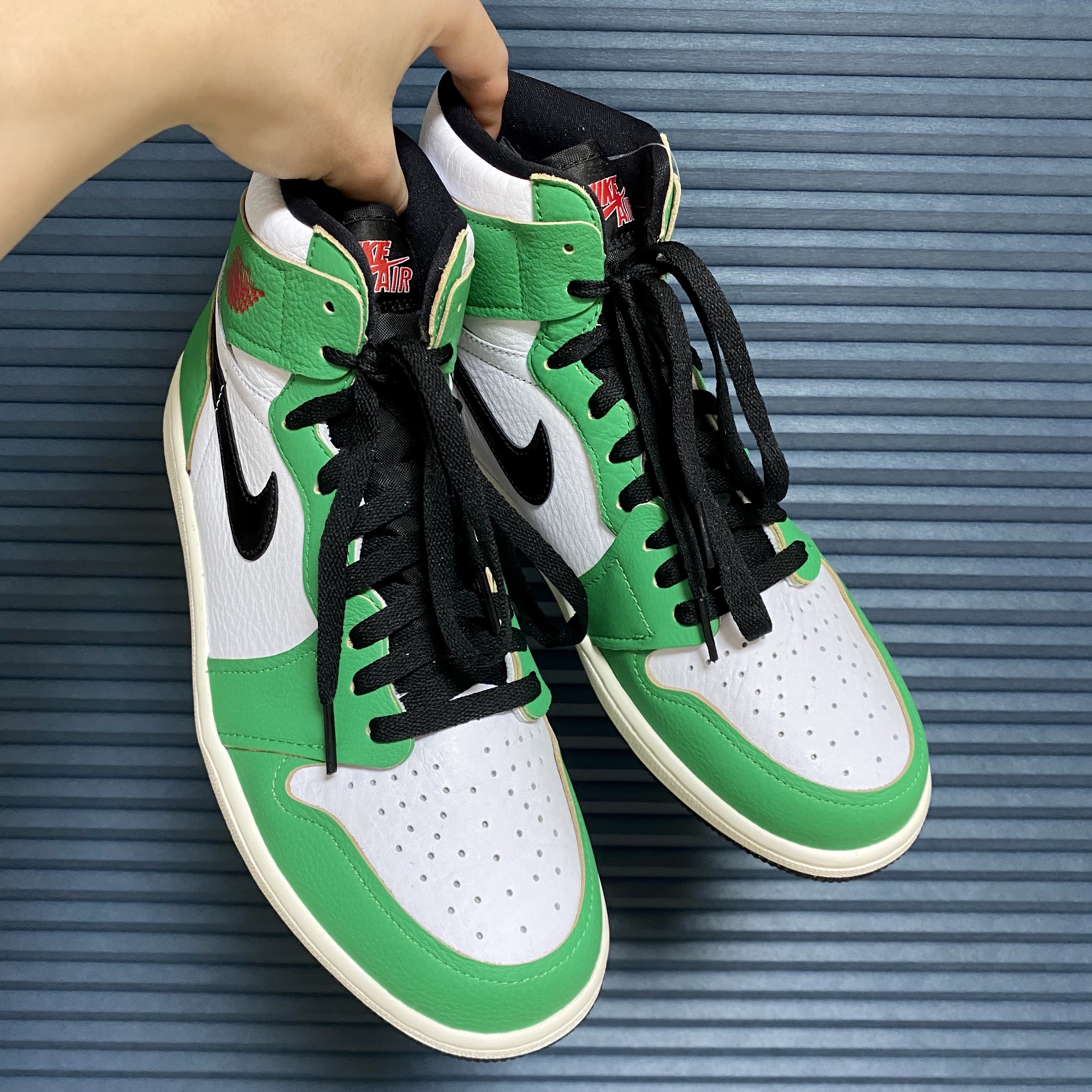 (W) Jordan 1 Retro High OG Lucky Green 착용 스타일
