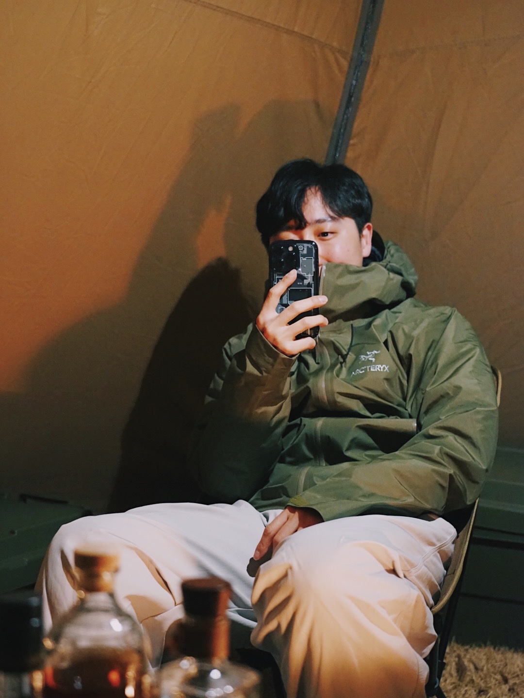 Arc'teryx Beta LT Jacket Tatsu 착용 스타일 - 1