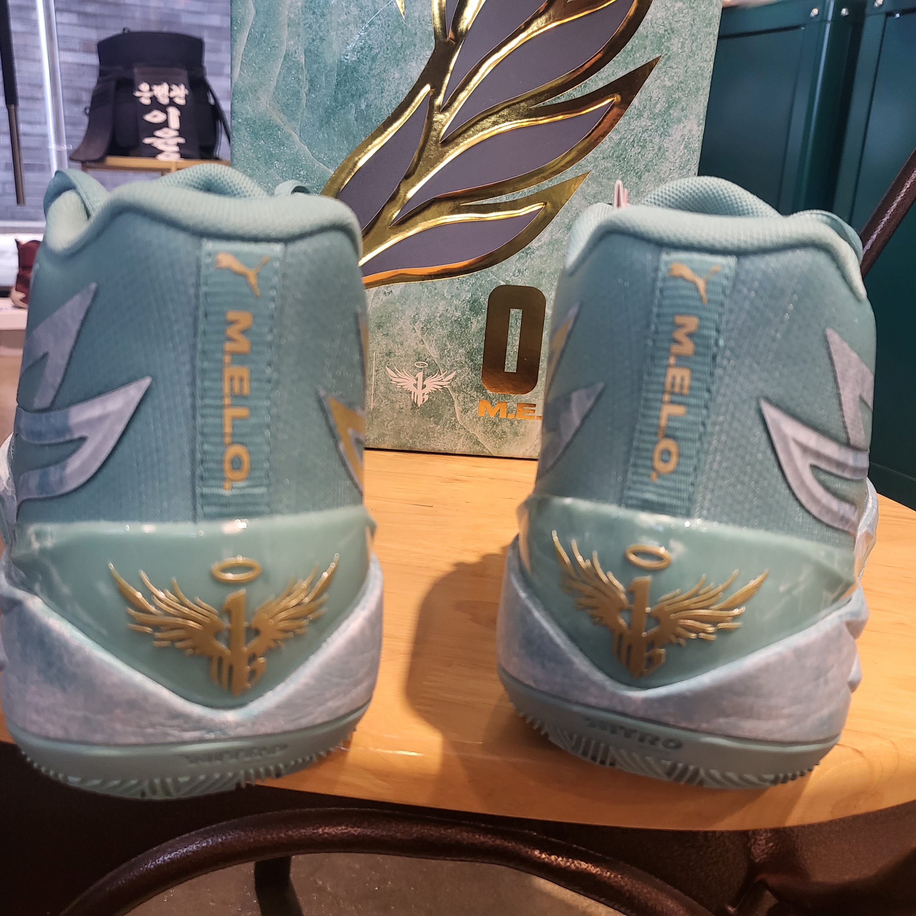 Puma MB.02 Lamelo Ball Lake Green 착용 스타일 - 5