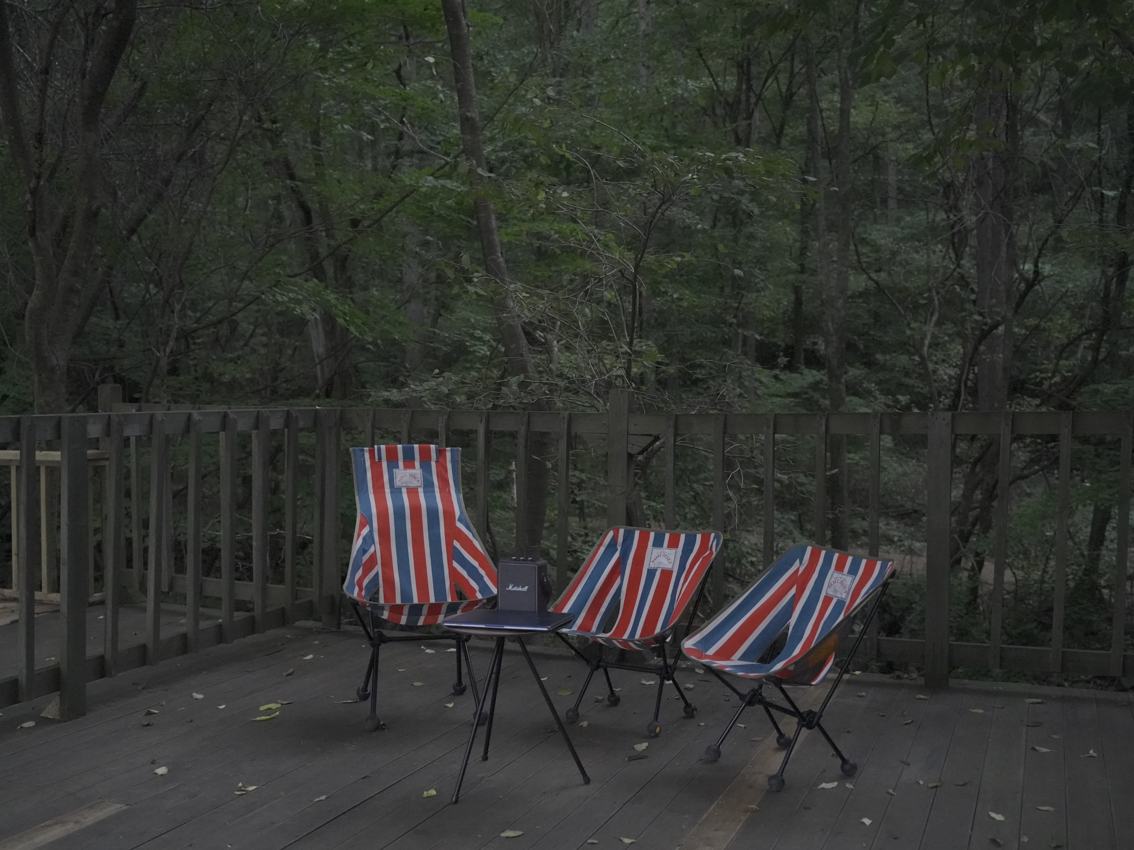 Helinox x Natal Design Sunset Chair Natal Stripe 착용 스타일