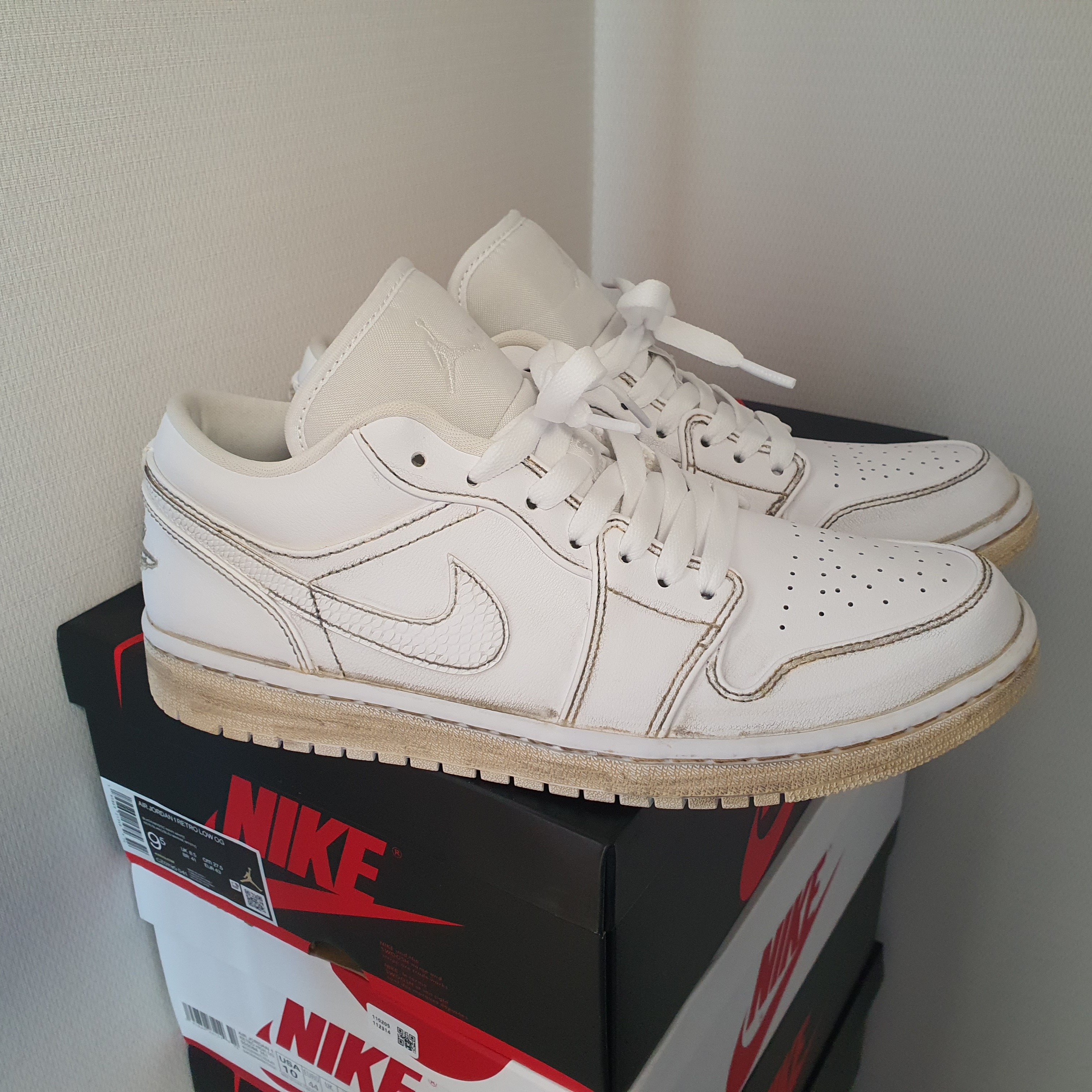 (W) Jordan 1 Low Triple White 2020 착용 스타일