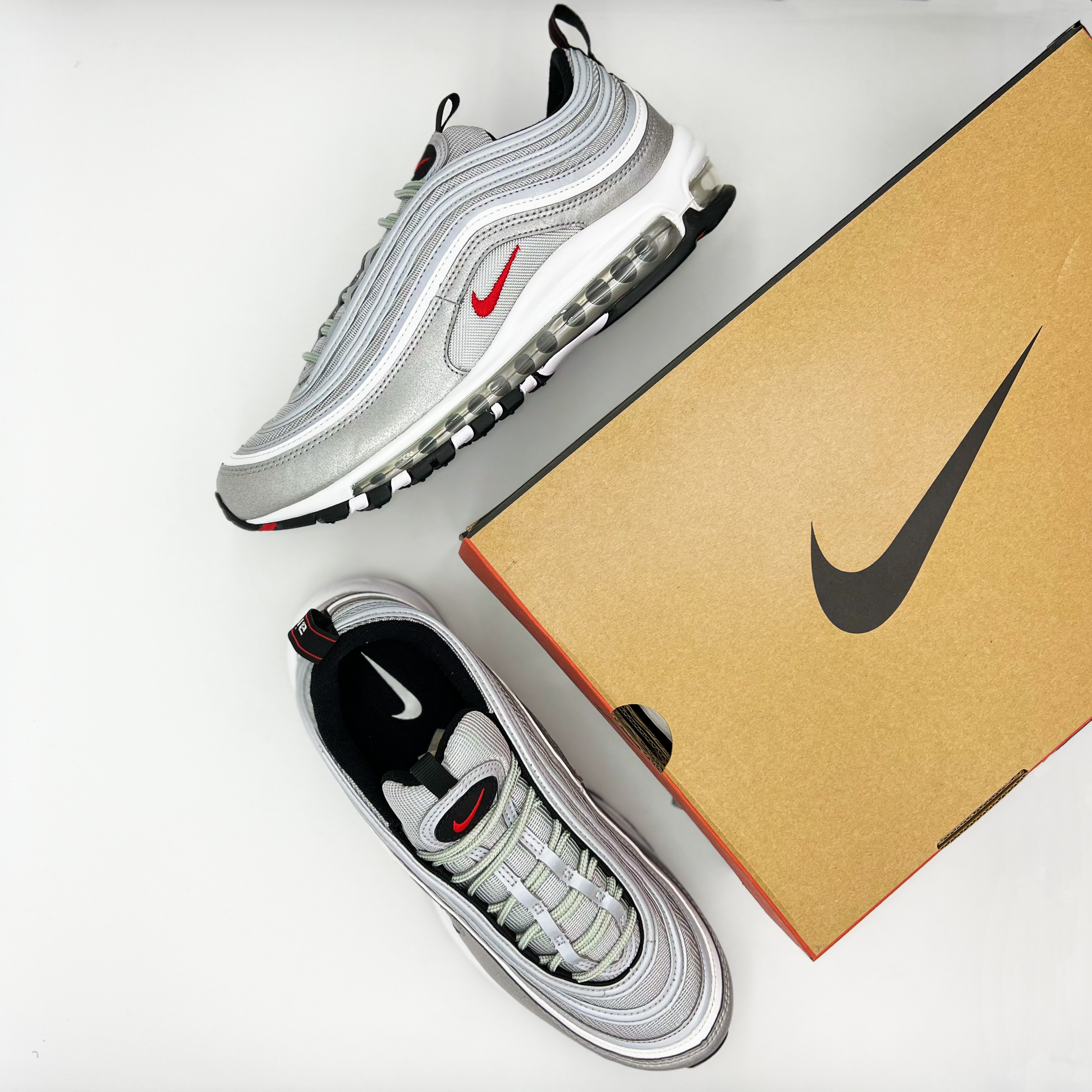 Nike Air Max 97 OG Silver Bullet 2022 착용 스타일 - 5