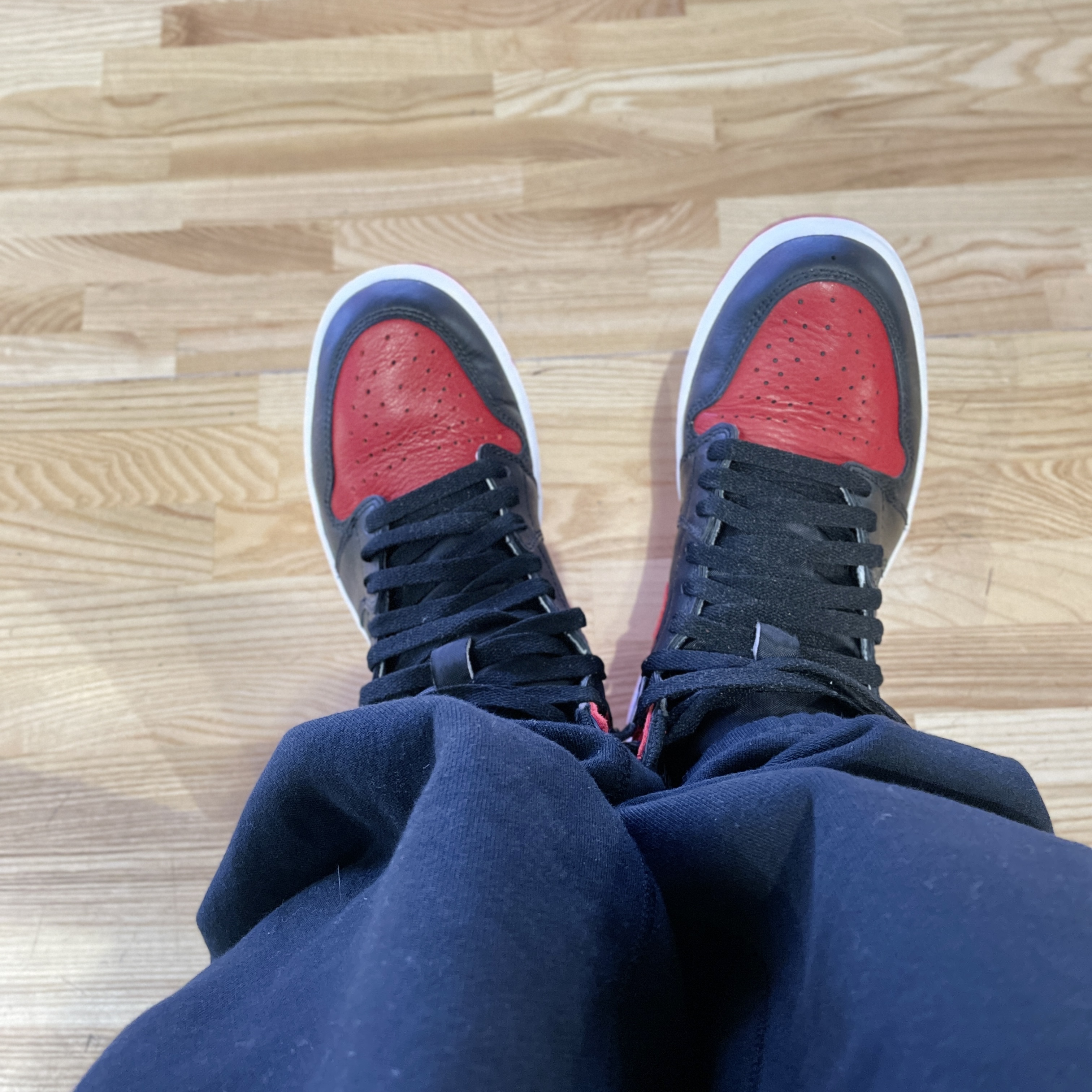 Jordan 1 Retro High OG Bred Banned 2016 착용 스타일