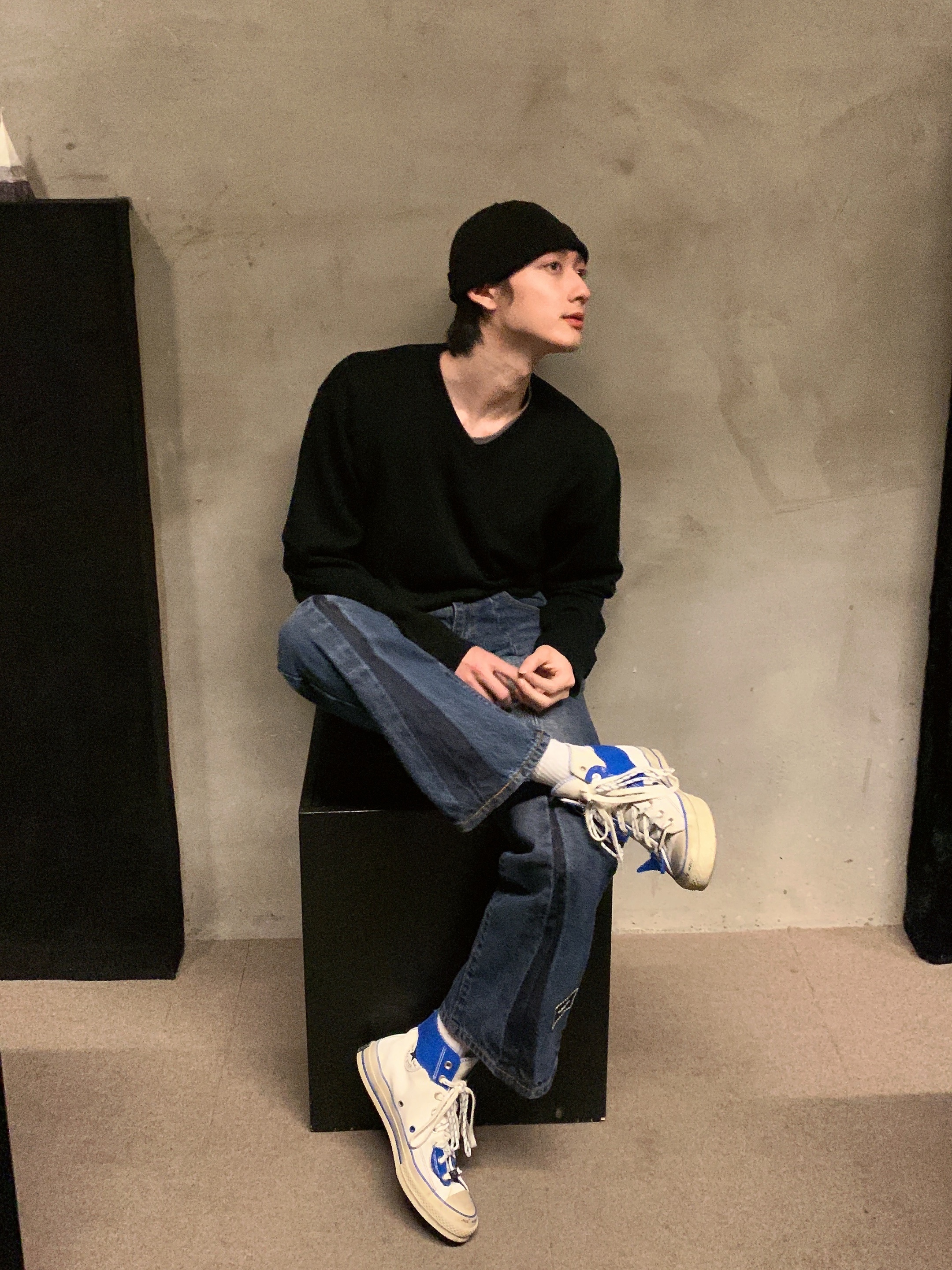 Converse x Ader Error Chuck 70 High White 착용 스타일 - 4