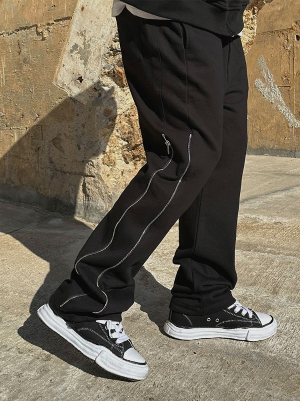 Maison Mihara Yasuhiro Peterson OG Sole Canvas Low Sneakers Black 착용 스타일