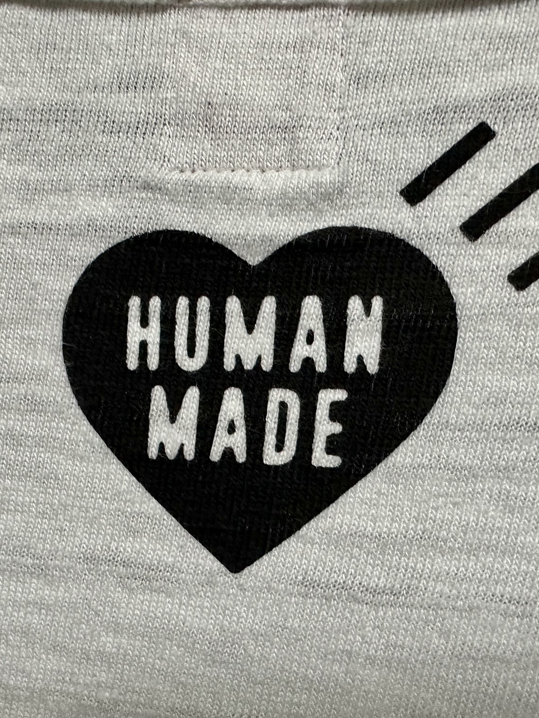 Human Made I Know Nigo T-Shirt White 착용 스타일 - 2