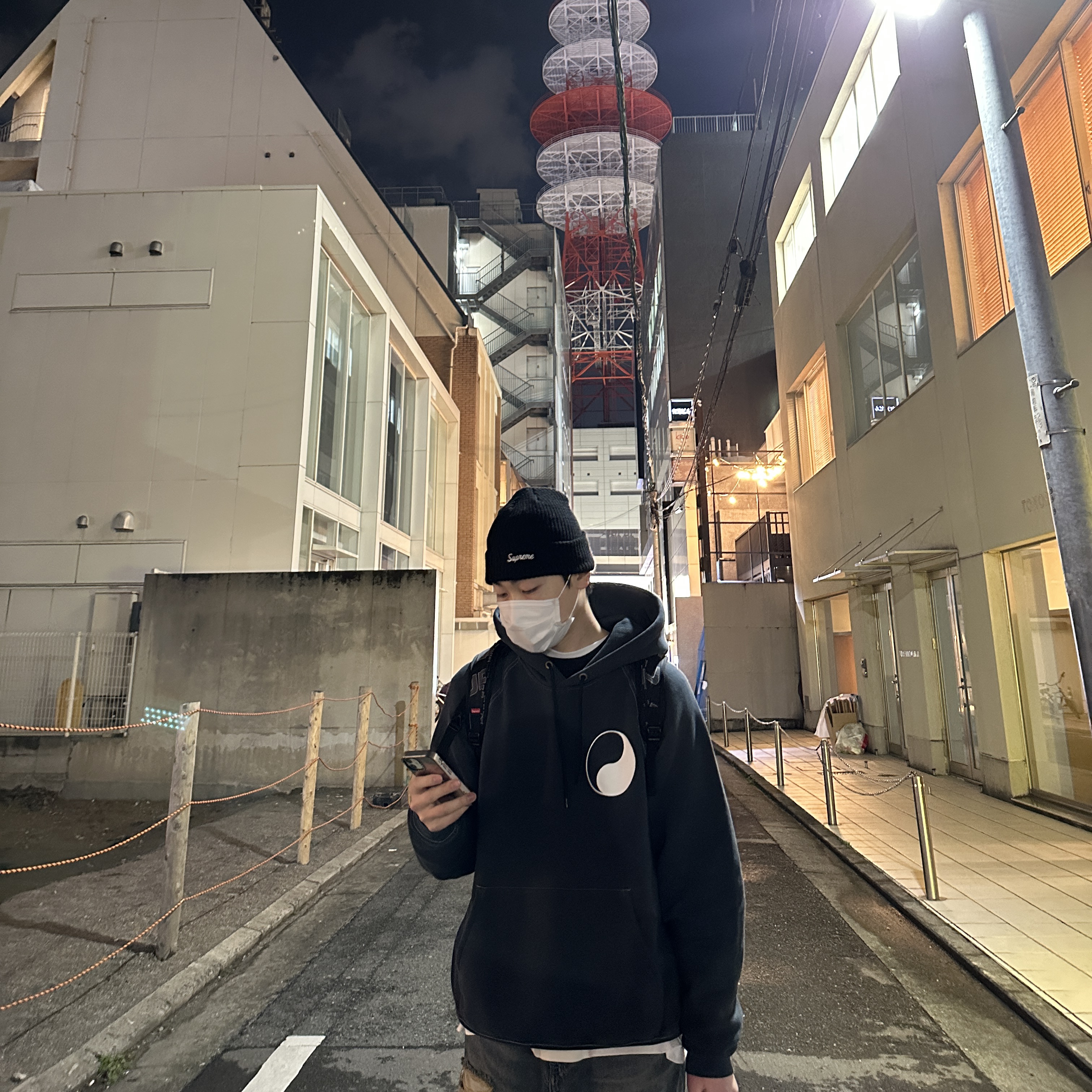 Our Legacy Work Shop Hood Black, Supreme Loose Gauge Beanie Black 착용 스타일