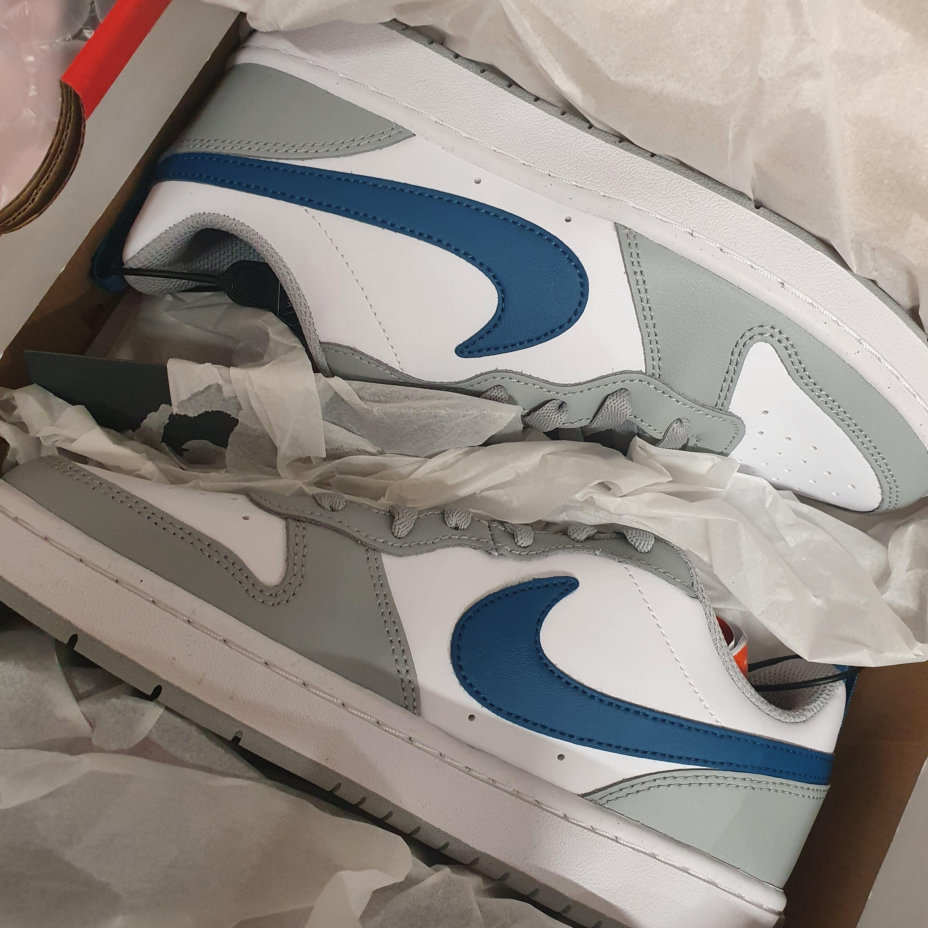 (GS) Nike Court Borough Low 2 Light Smoke Grey 착용 스타일