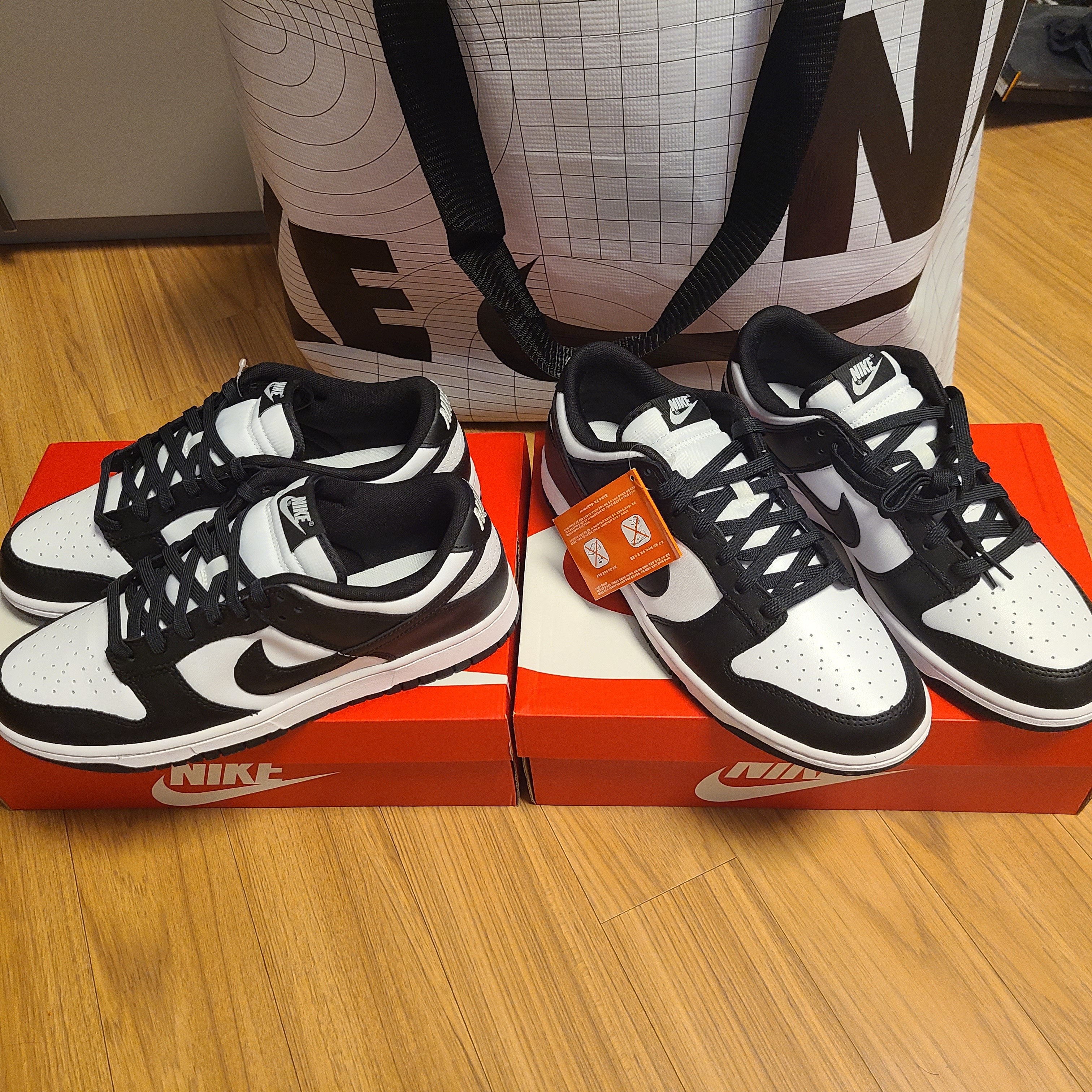Nike Dunk Low Retro Black 착용 스타일