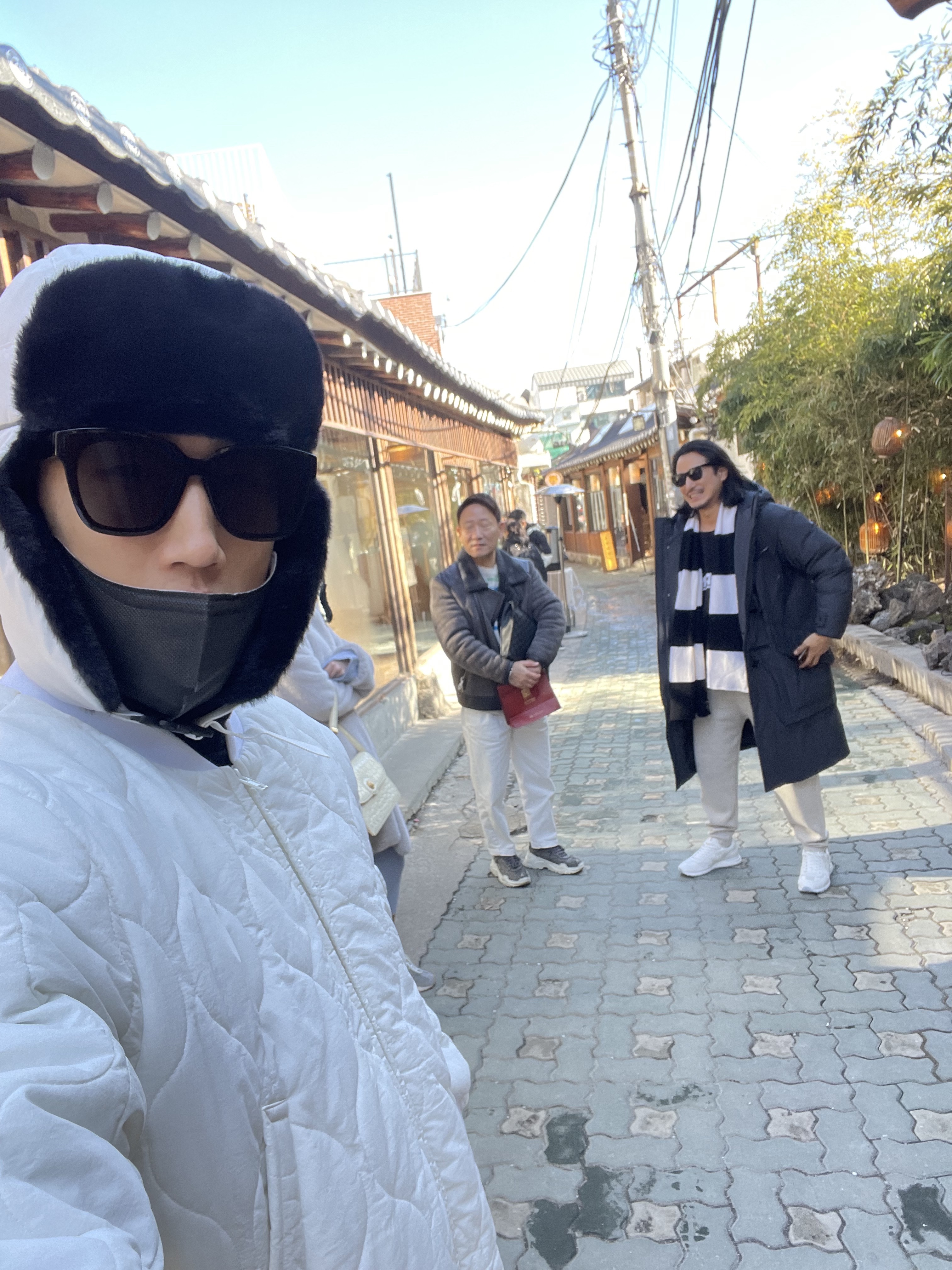 Palace Trooper Hat White - 22FW 착용 스타일 - 2