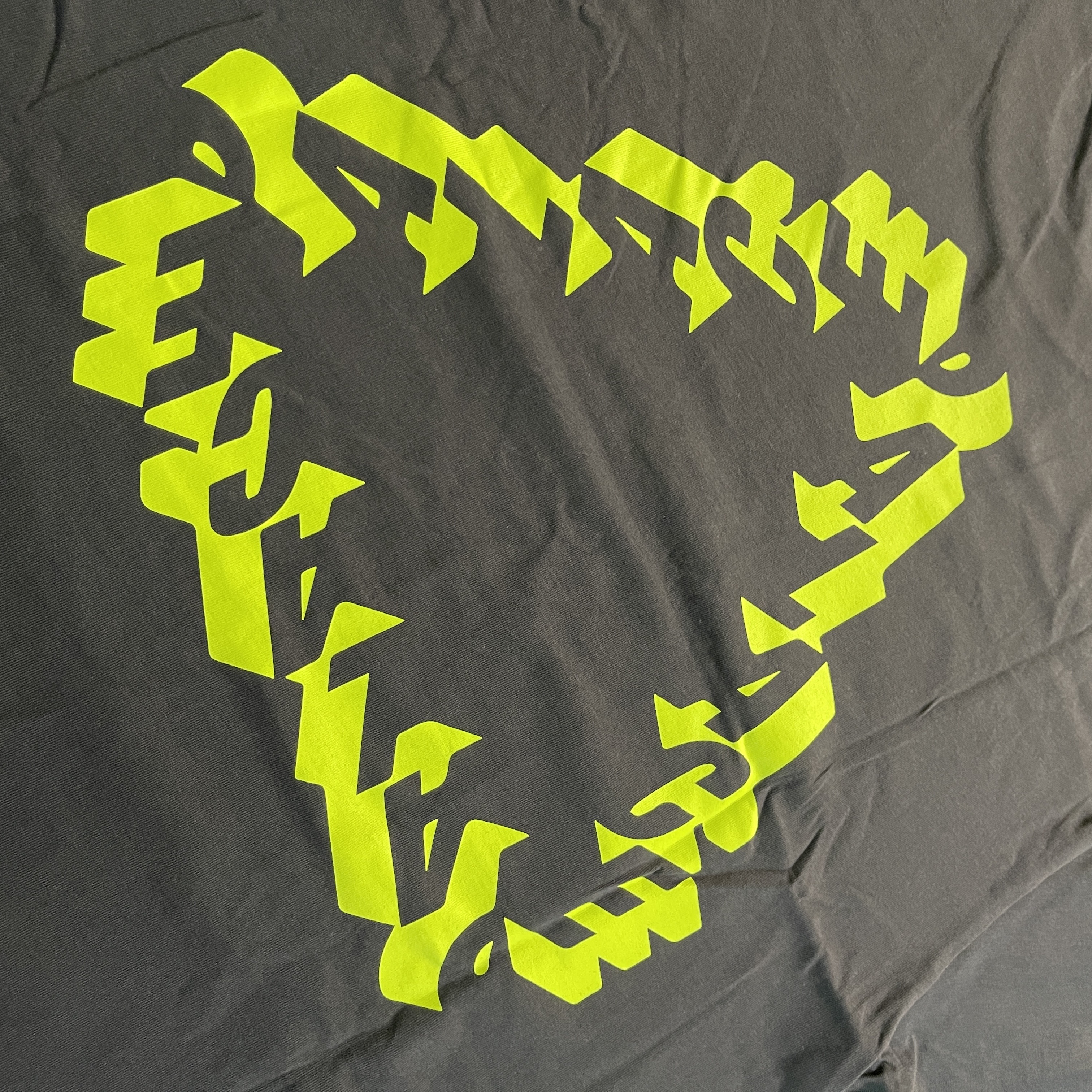 Palace Nein Fuss T-Shirt Black - 22FW 착용 스타일 - 3