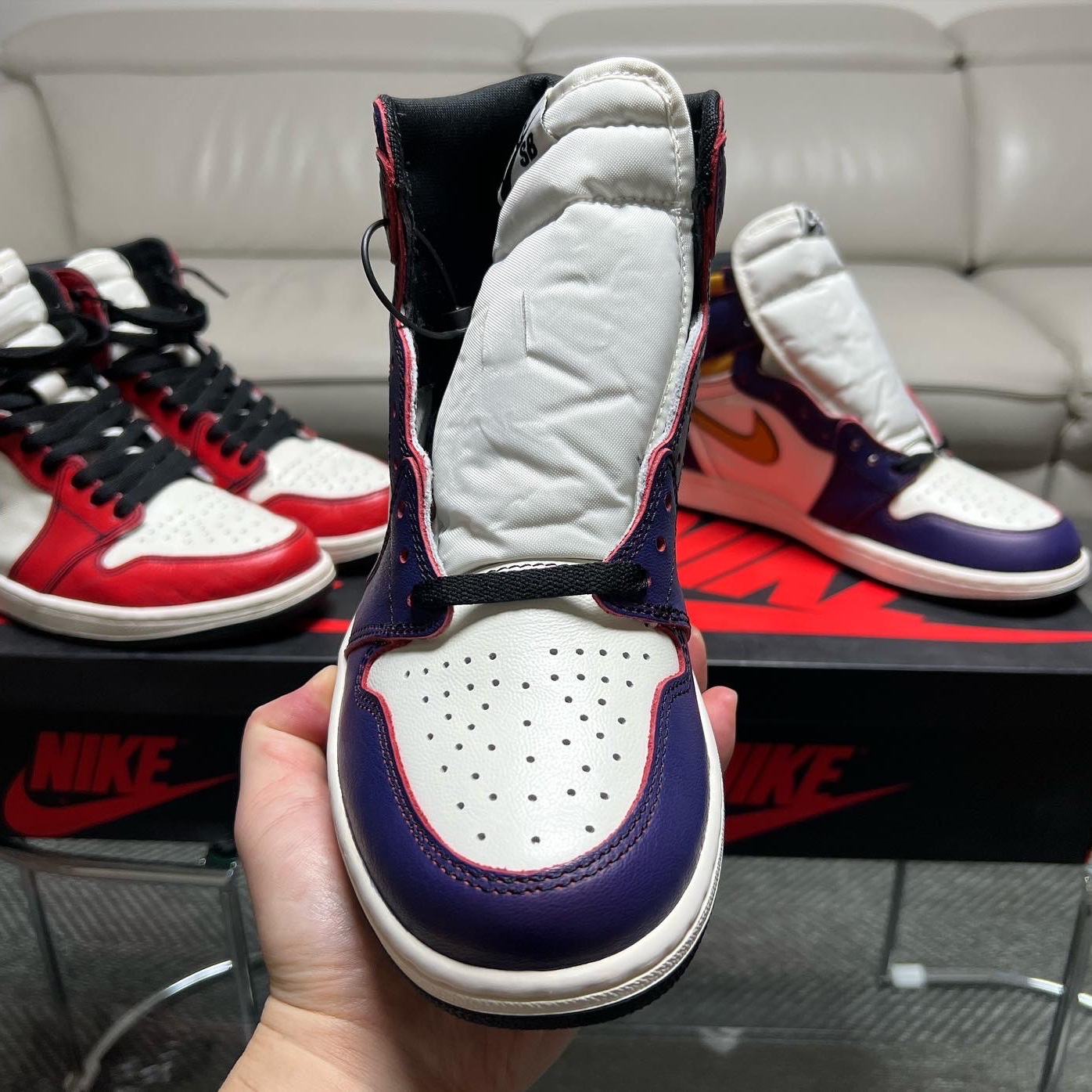Jordan 1 Retro High OG Defiant SB LA to Chicago 착용 스타일 - 3