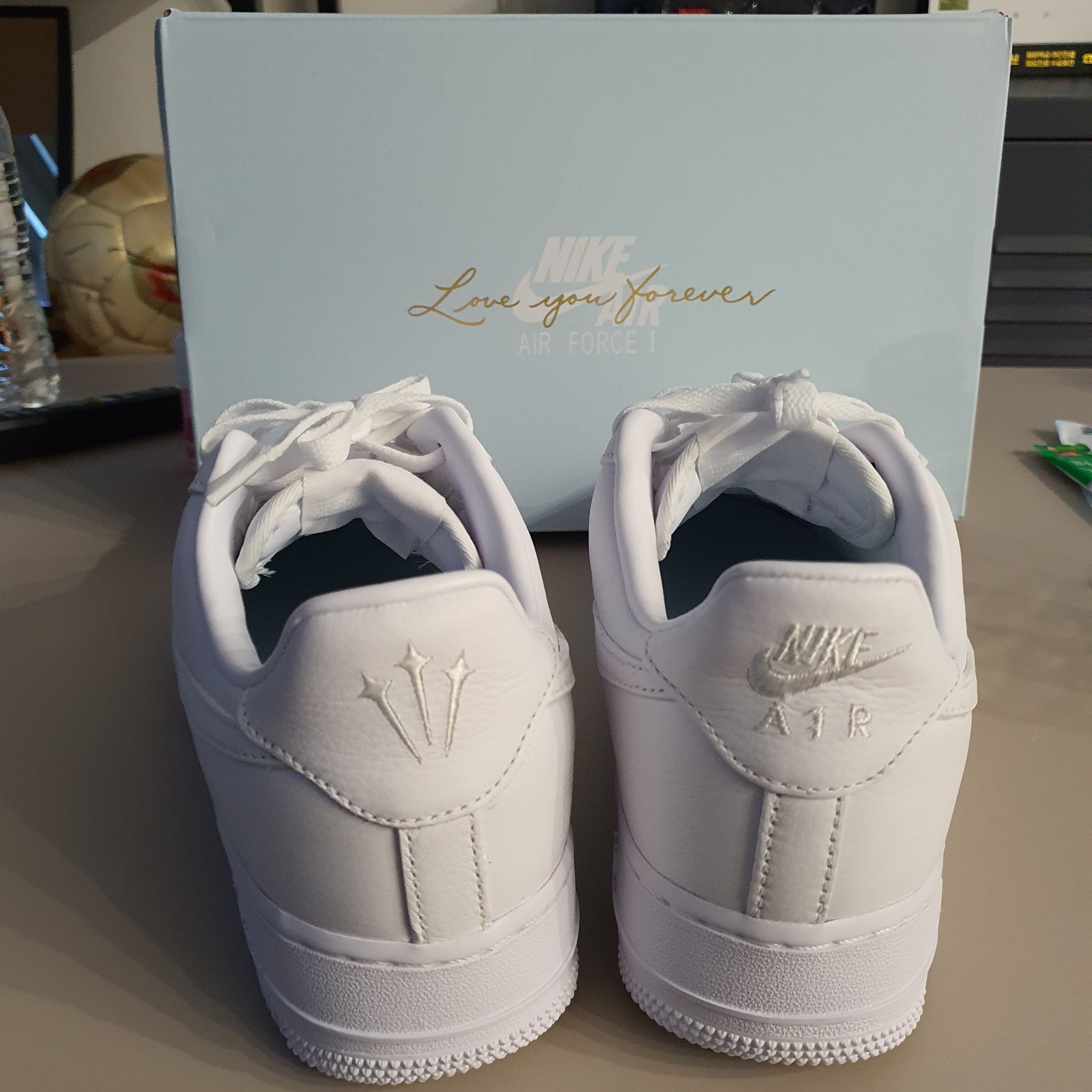 Nike x Drake Nocta Air Force 1 Low SP Certified Lover Boy White 착용 스타일 - 1