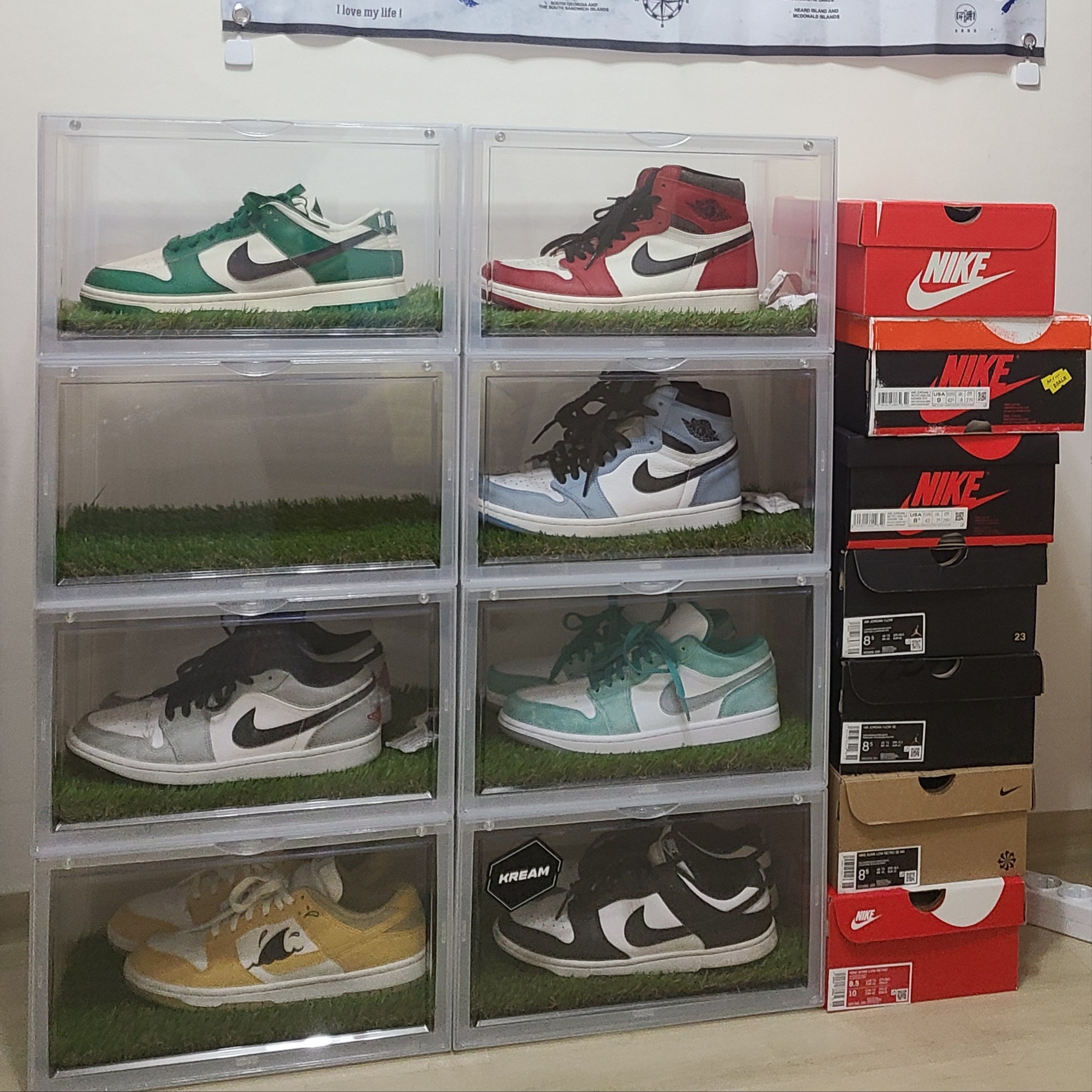Jordan 1 Retro High OG Chicago 2022, Jordan 1 Retro High OG University Blue 착용 스타일