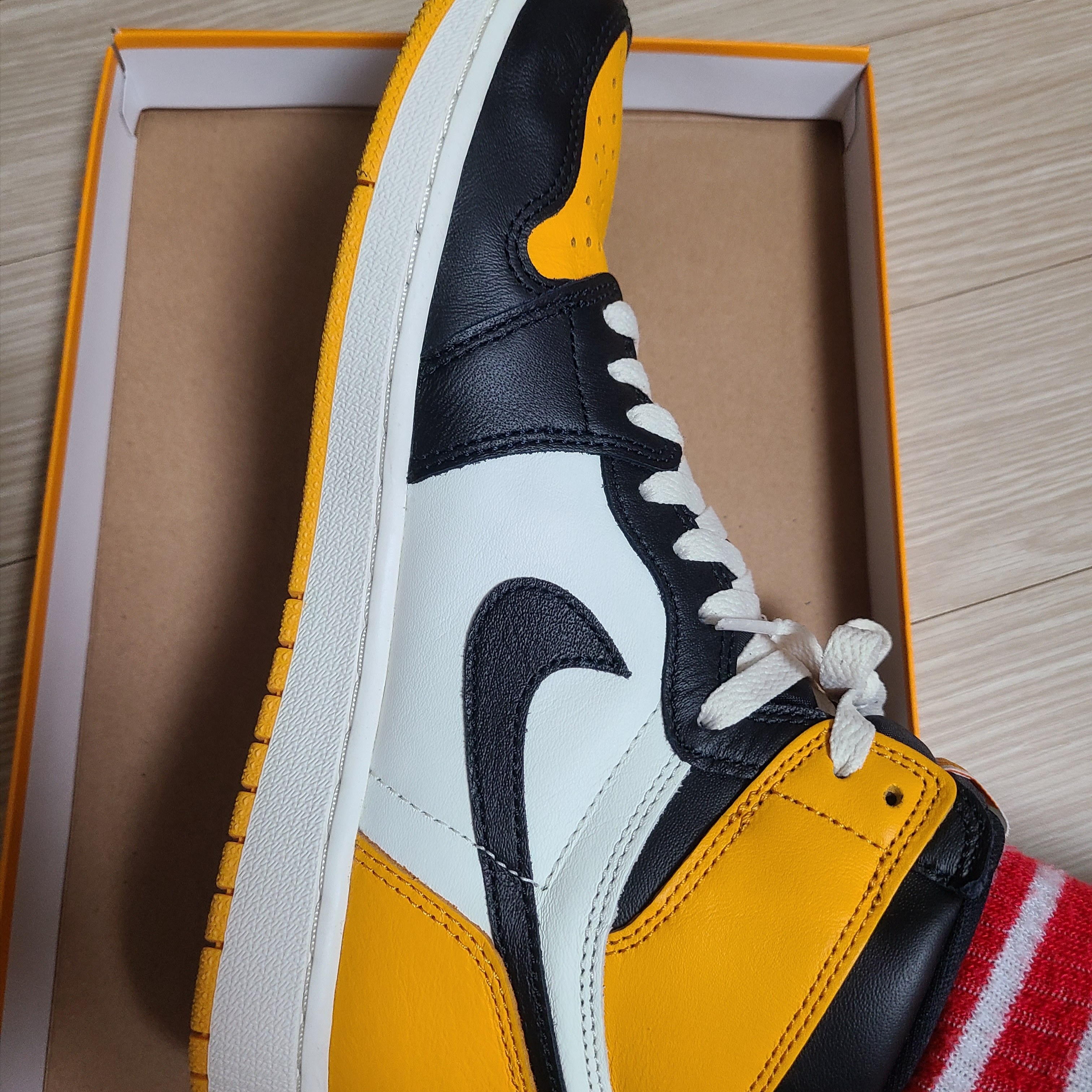 Jordan 1 Retro High OG Taxi 착용 스타일