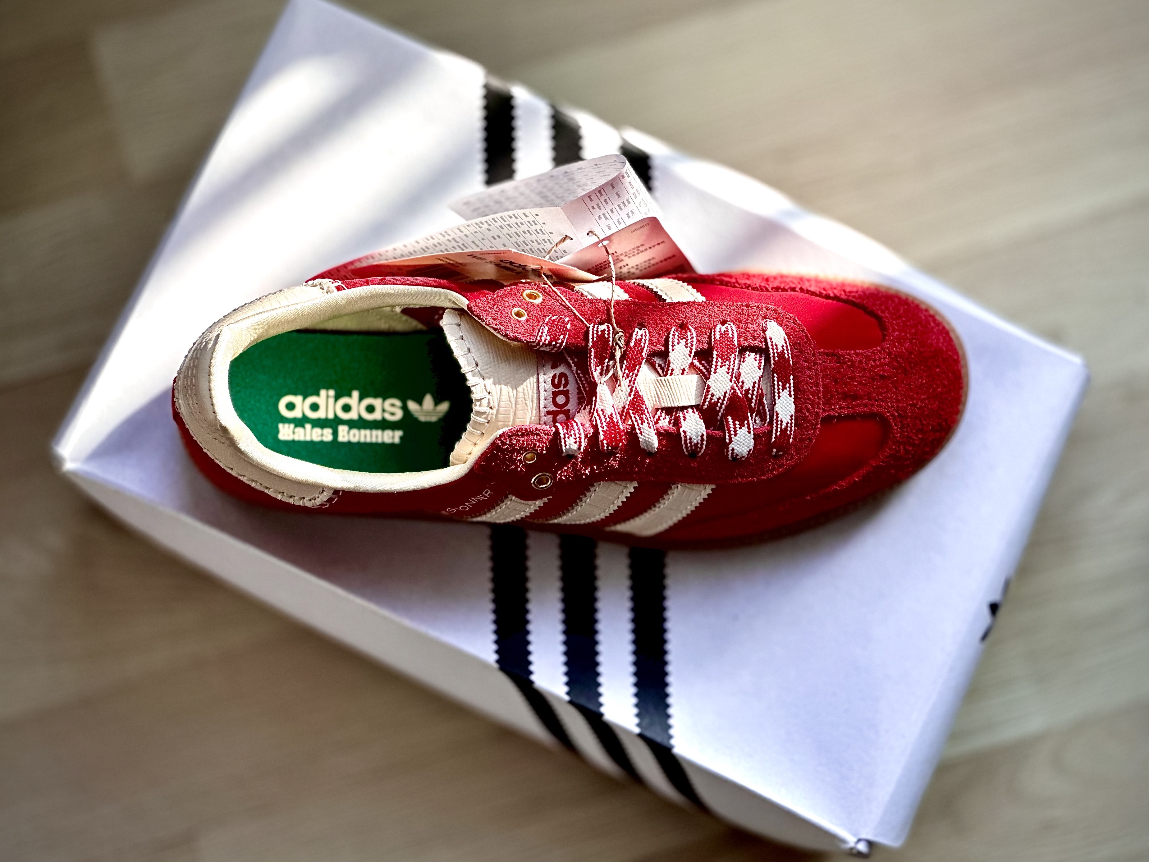 Adidas x Wales Bonner Samba Collegiate Orange 착용 스타일