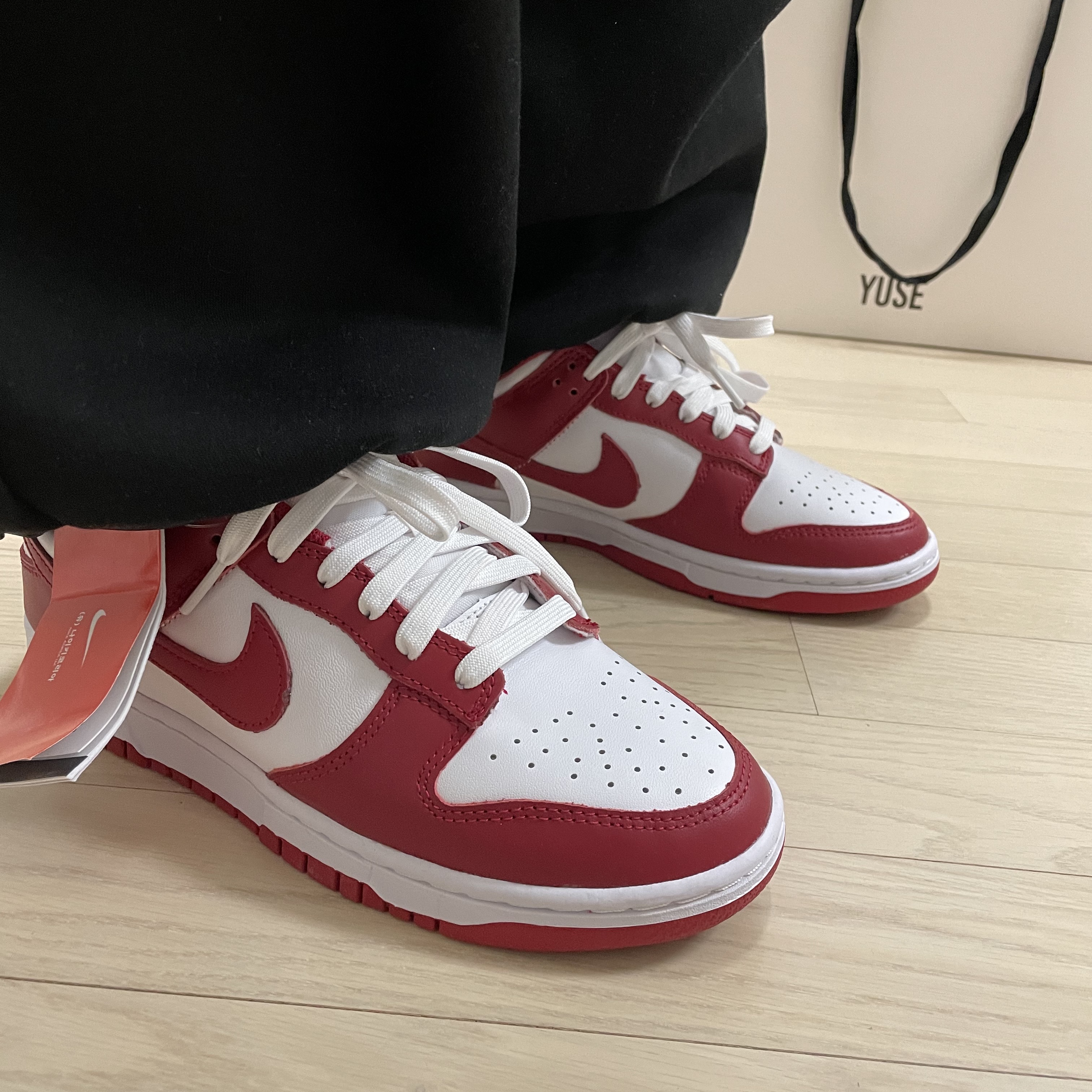 Nike Dunk Low Retro Gym Red 착용 스타일