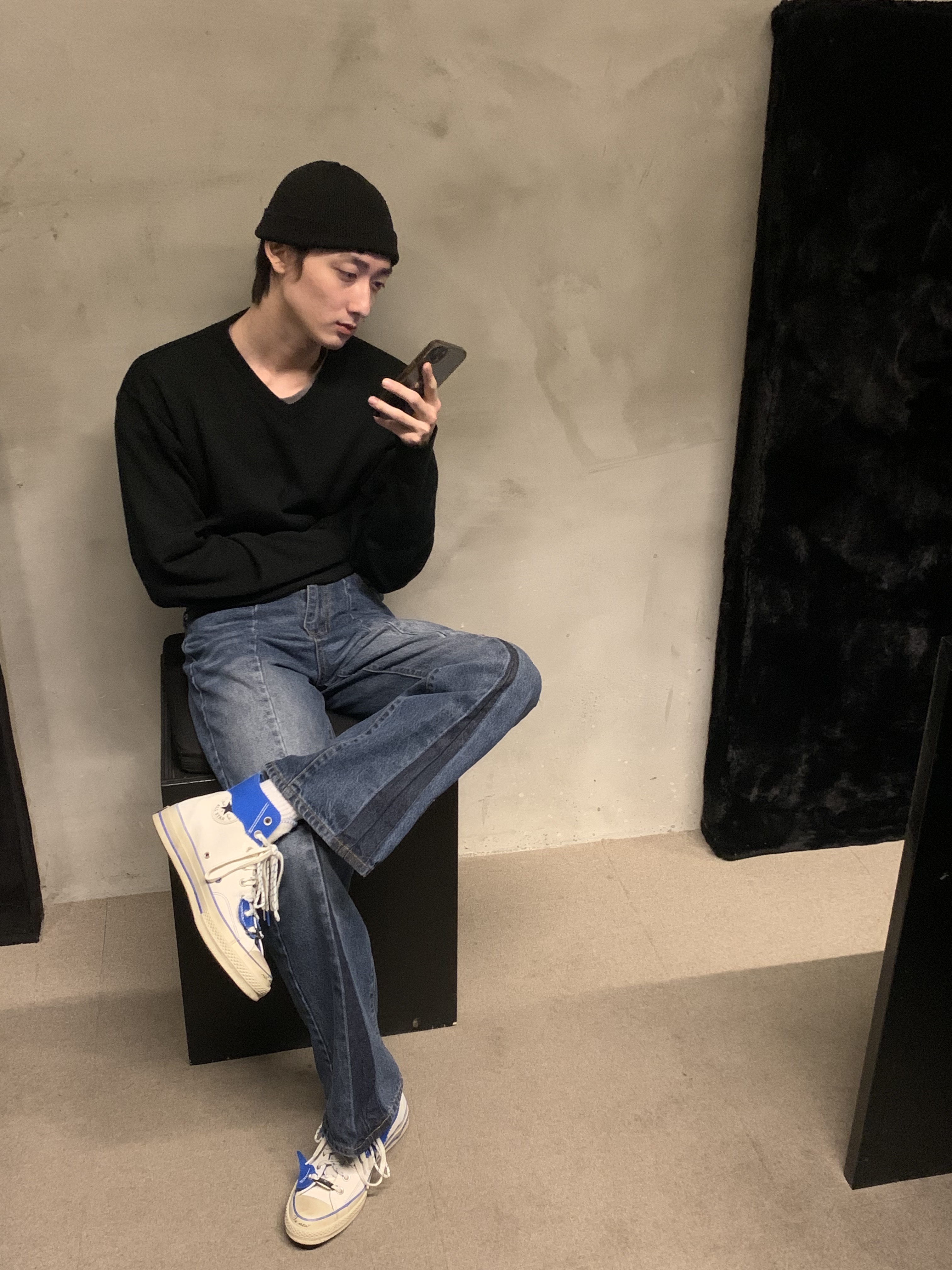 Converse x Ader Error Chuck 70 High White 착용 스타일 - 3