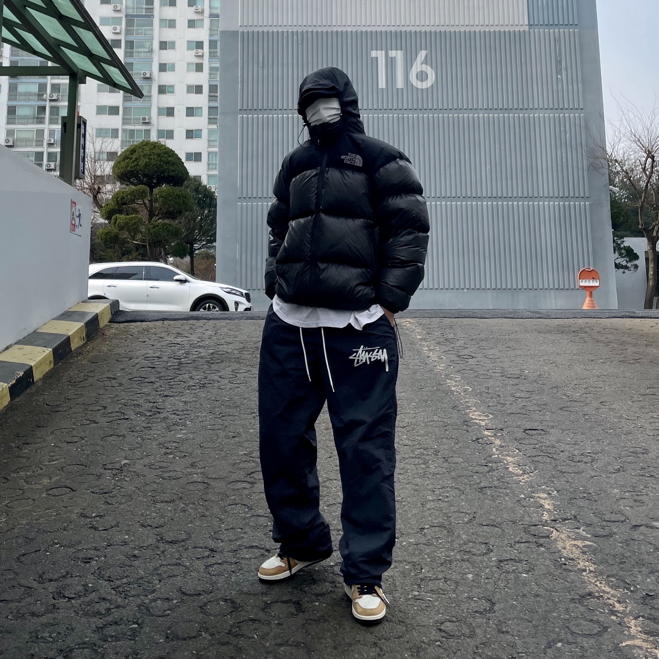 Jordan 1 Retro High Rookie of the Year, Nike x Stussy Beach Pants Off Noir 착용 스타일 - 2