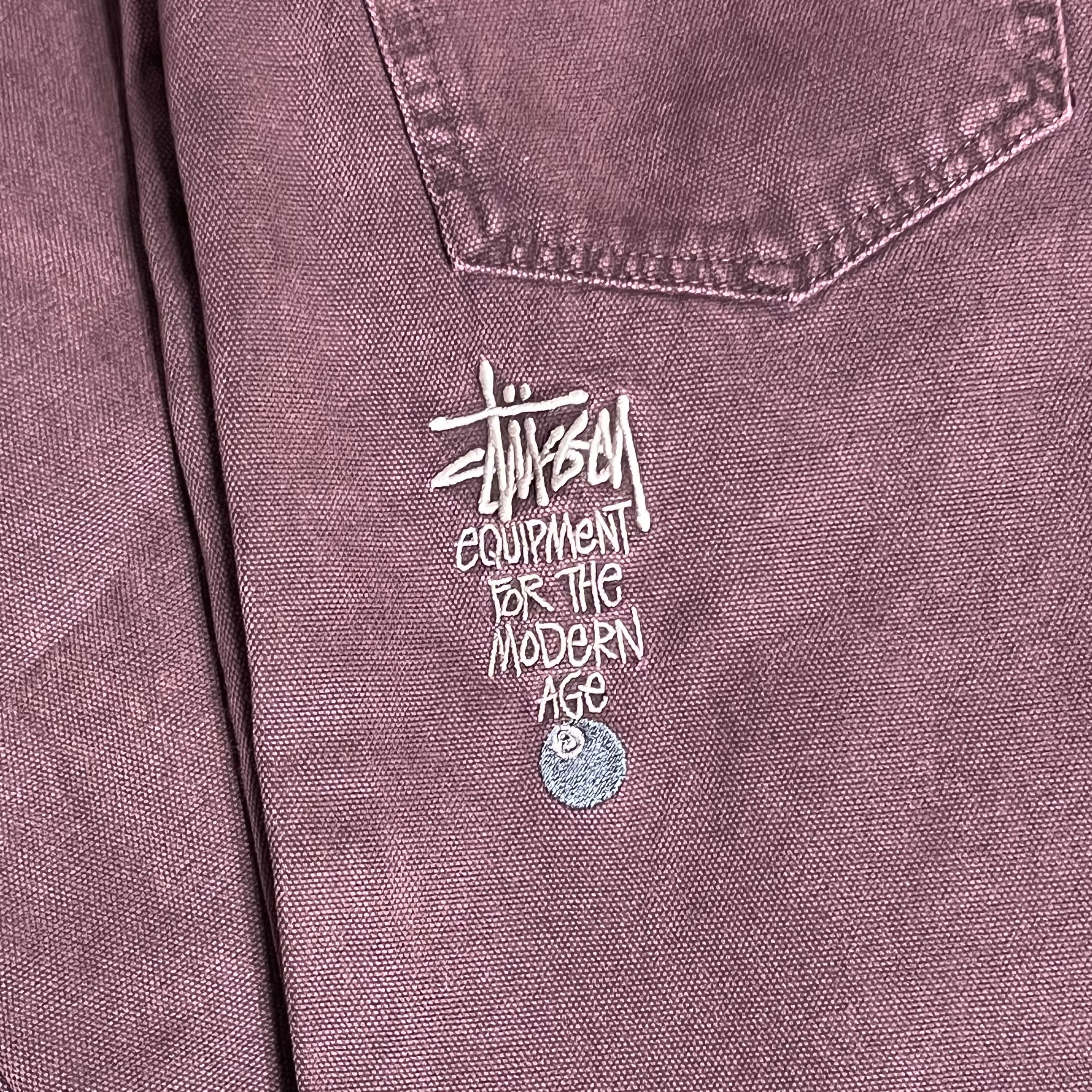 Stussy Washed Canvas Big OL' Jean Purple 착용 스타일