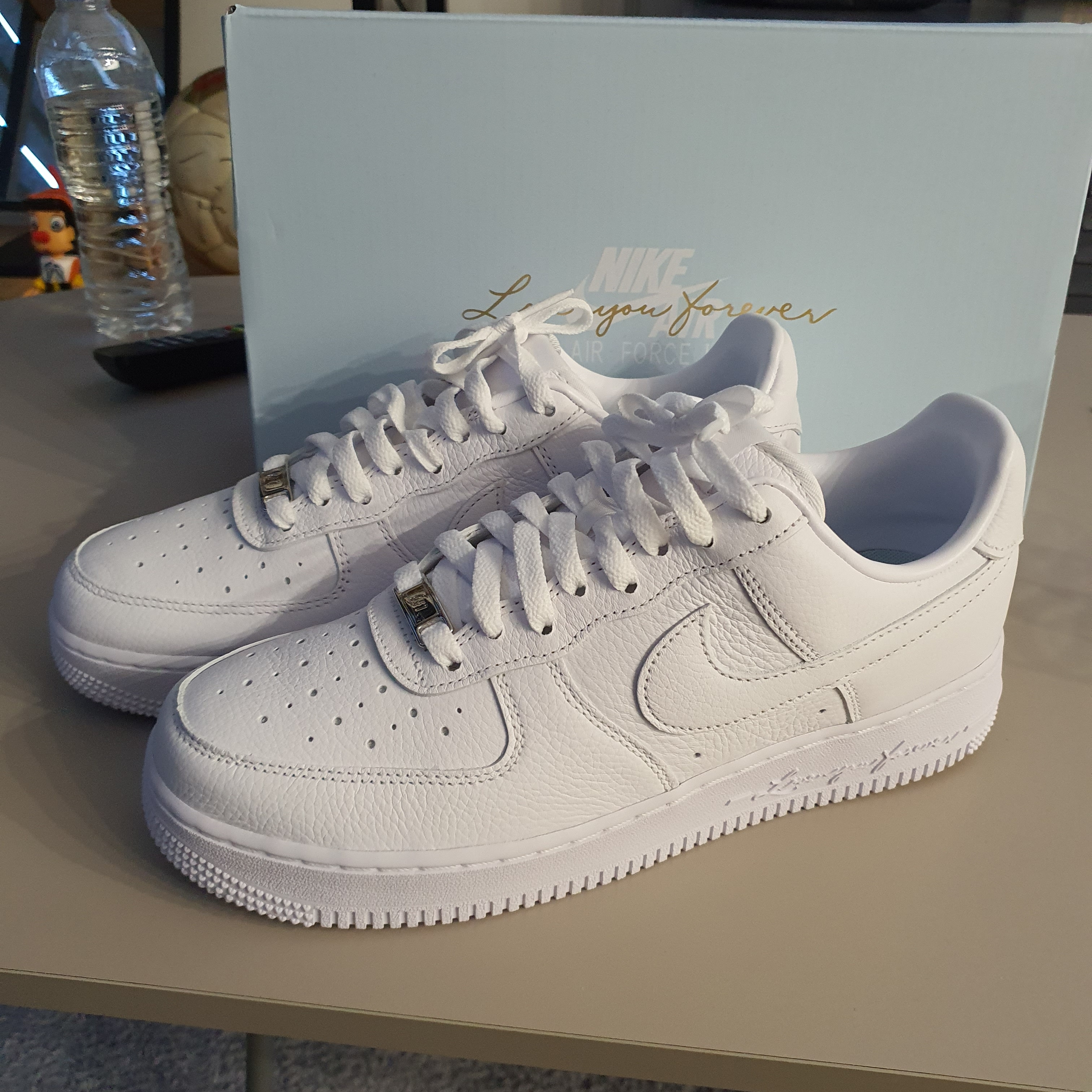 Nike x Drake Nocta Air Force 1 Low SP Certified Lover Boy White 착용 스타일 - 3