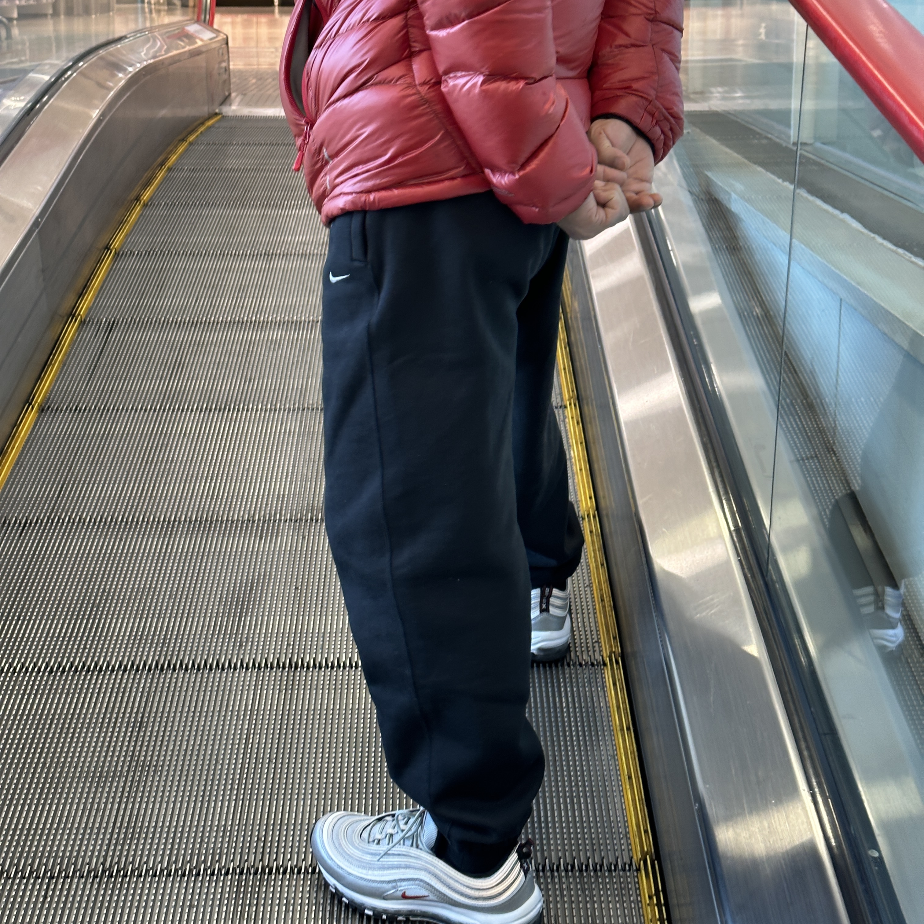Nike NRG Solo Swoosh Fleece Pants Black - US/EU, Nike Air Max 97 OG Silver Bullet 2022 착용 스타일