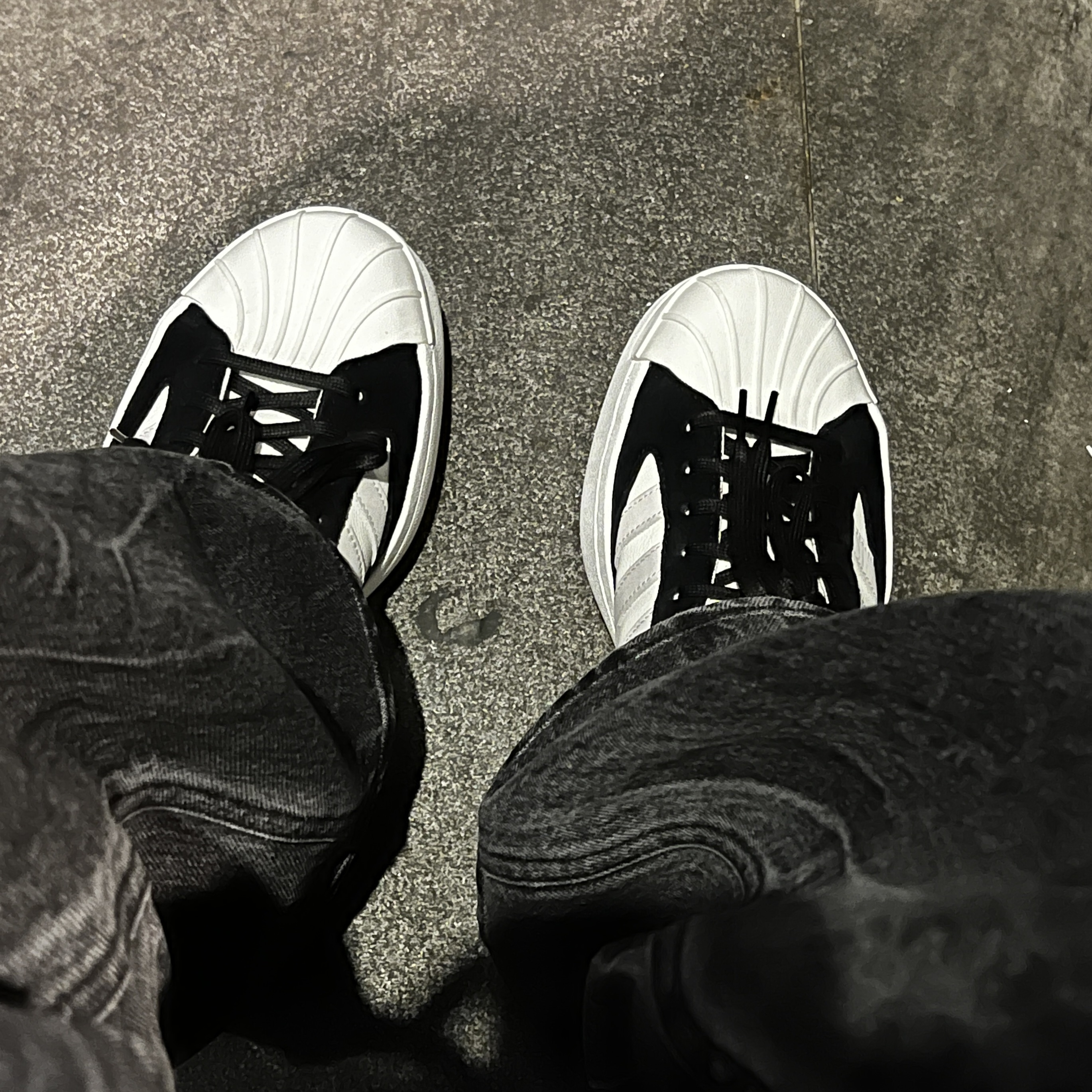 Y-3 Yohji Star White 착용 스타일
