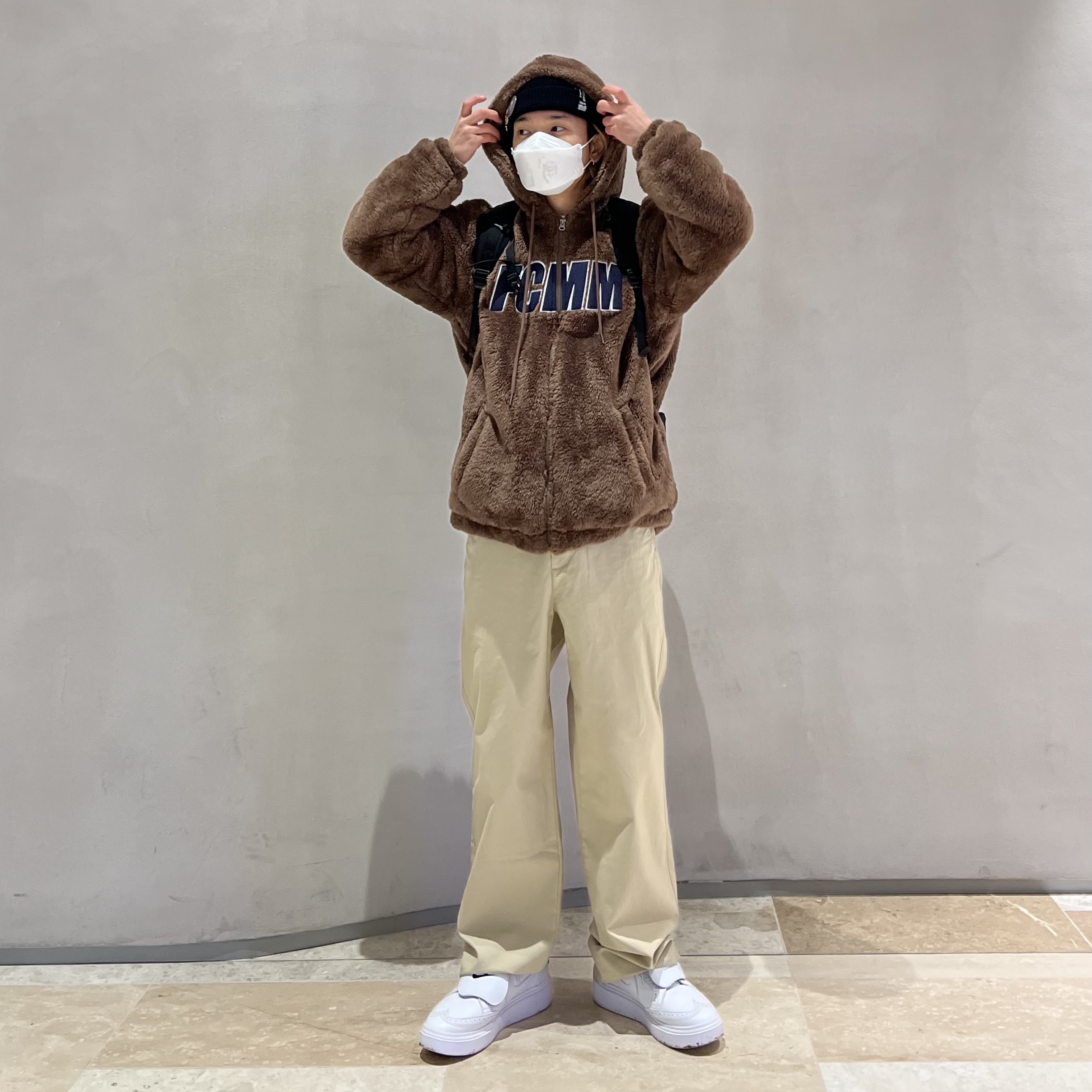 Nike x Peaceminusone Kwondo1 White 착용 스타일 - 1